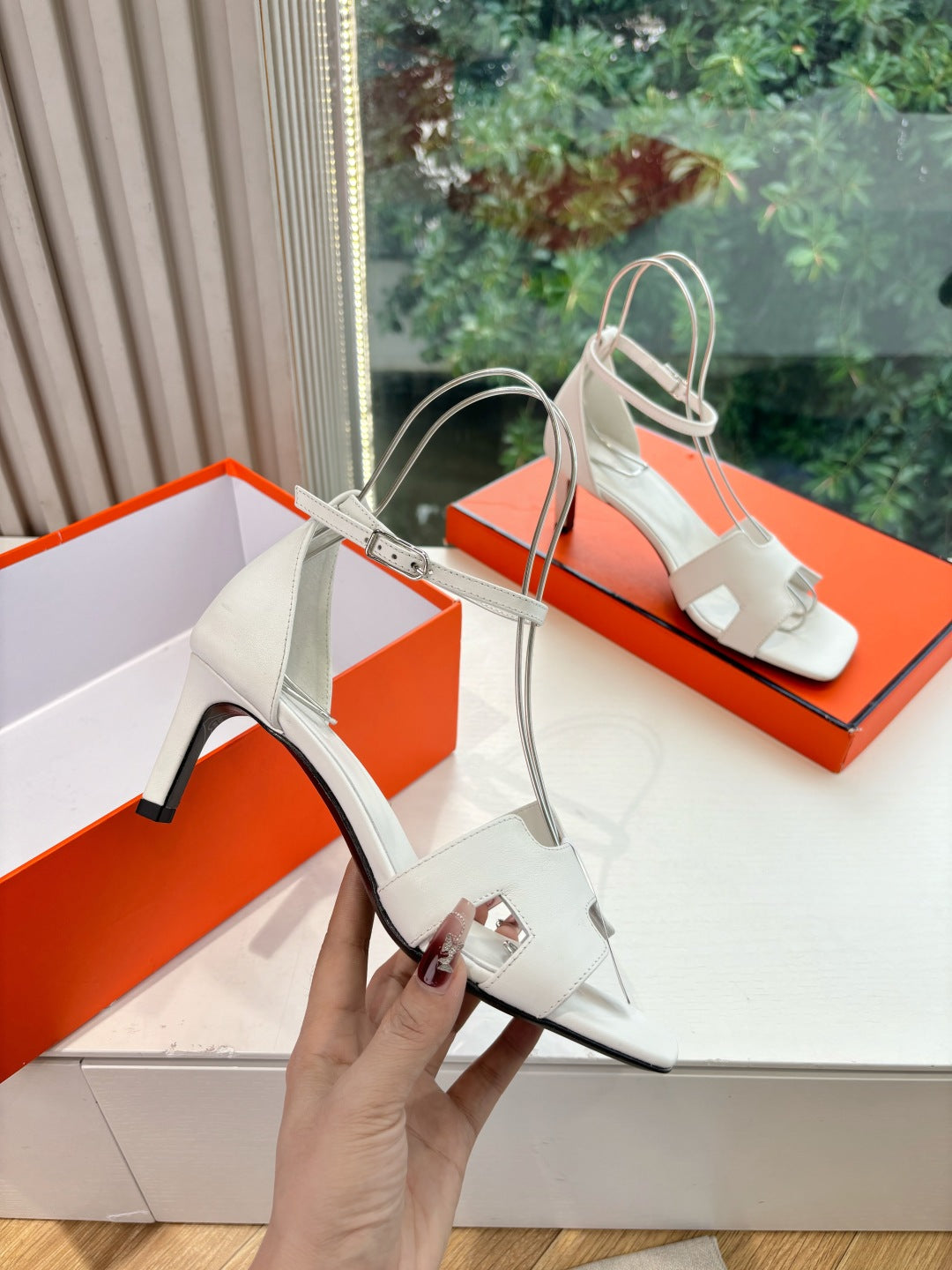 New luxury fashion Kelly Ladies' high-heeled sandals7cm