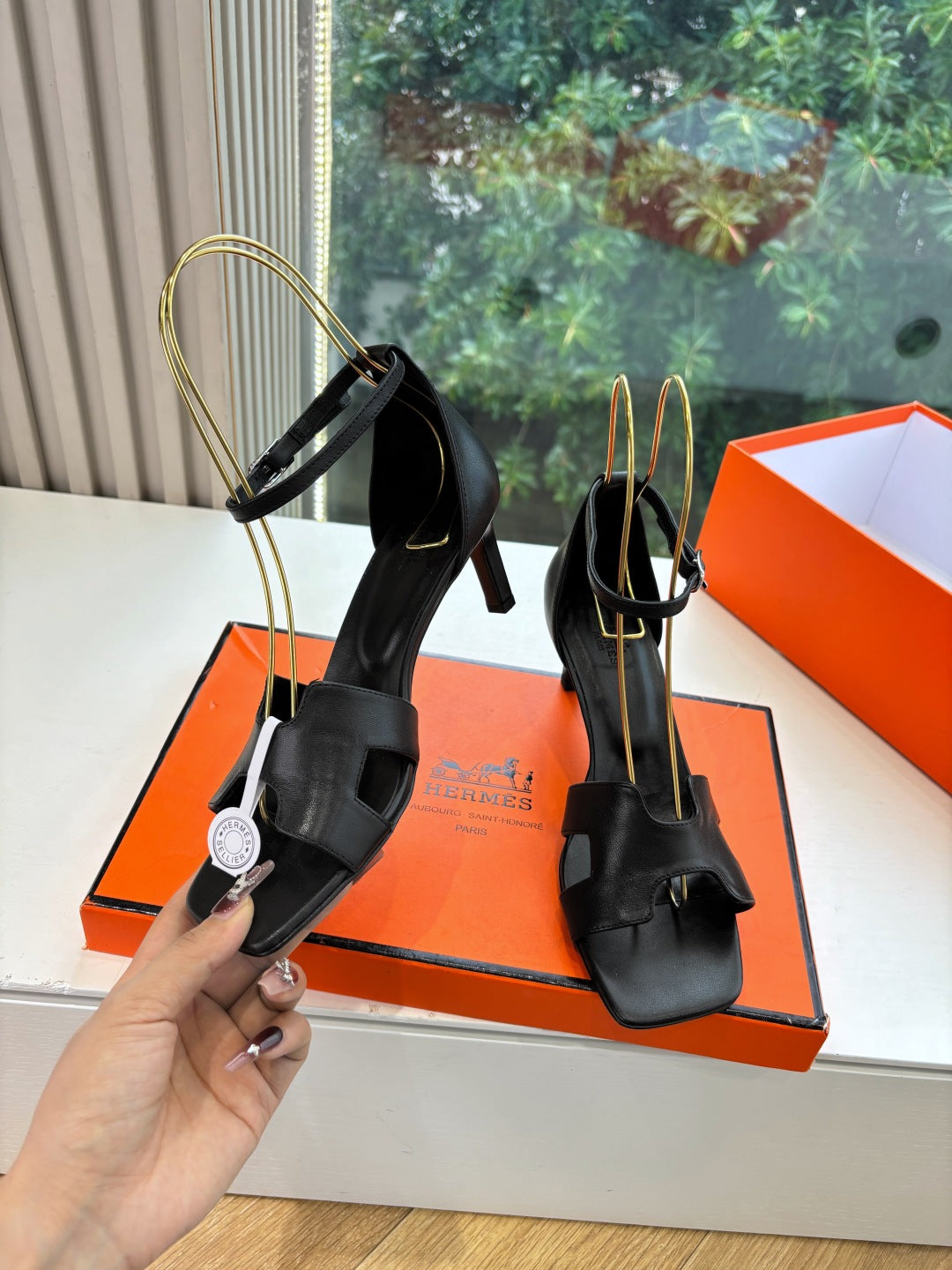 New luxury fashion Kelly Ladies' high-heeled sandals7cm