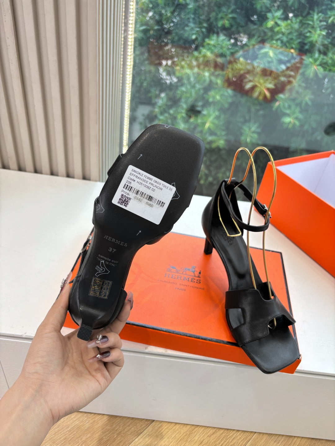 New luxury fashion Kelly Ladies' high-heeled sandals7cm