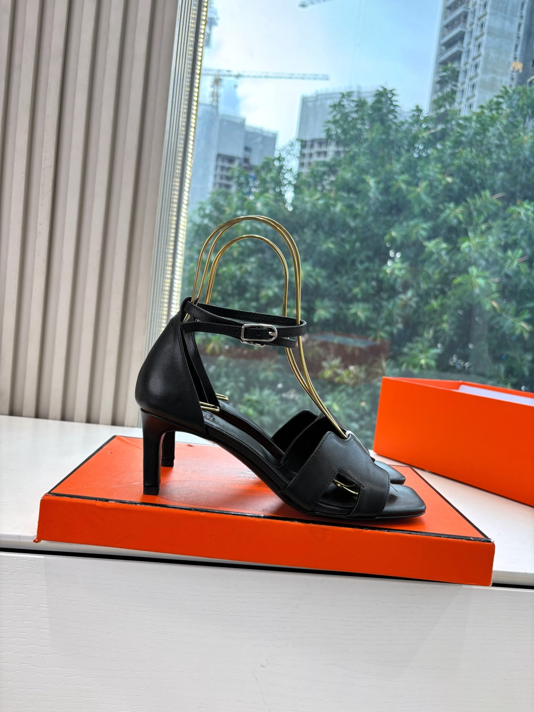 New luxury fashion Kelly Ladies' high-heeled sandals7cm