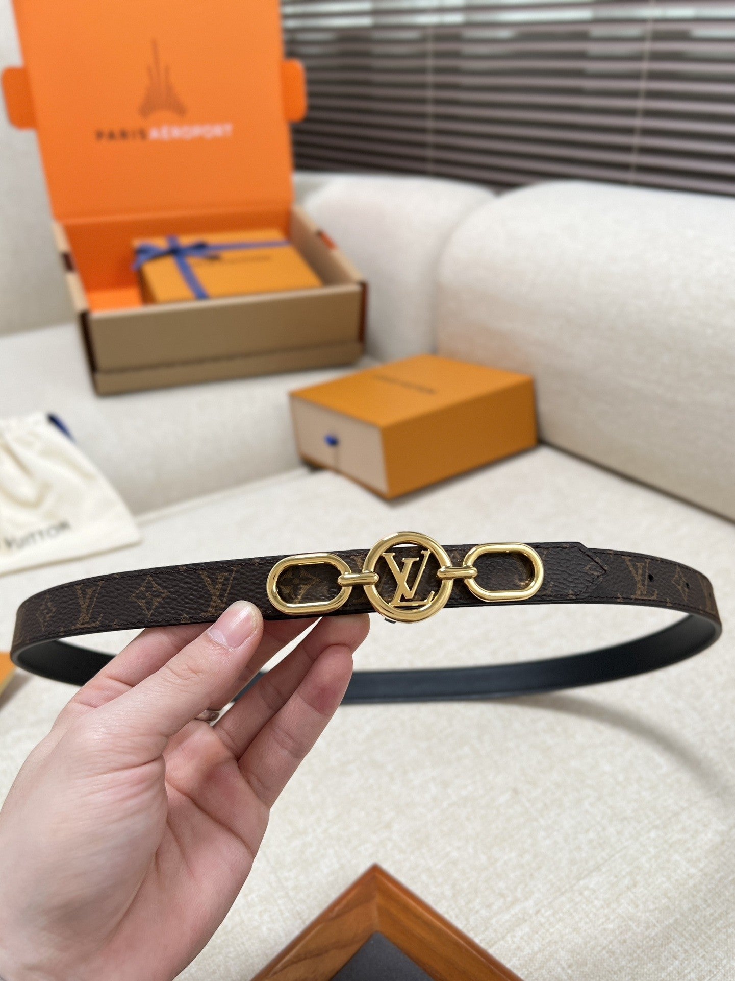 New Fashion Trend CIRCLE PRIME 20mm Women's Double sided Belt