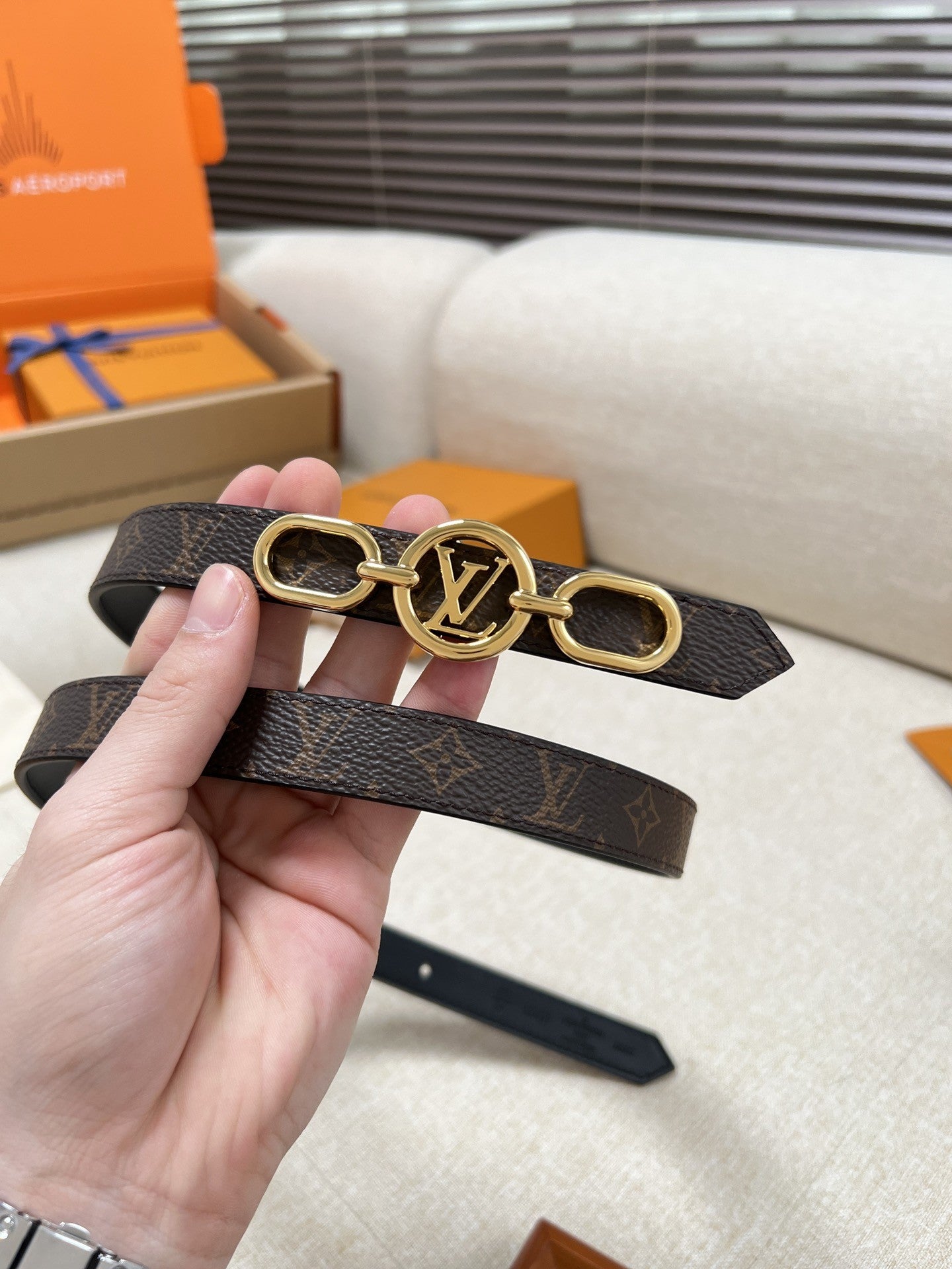 New Fashion Trend CIRCLE PRIME 20mm Women's Double sided Belt