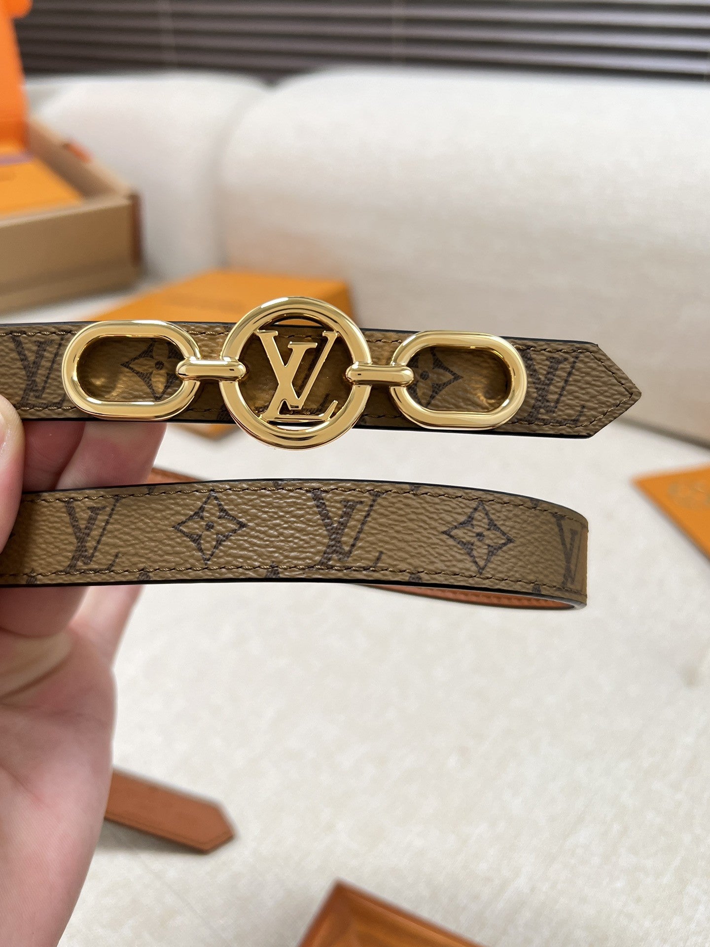 New Fashion Trend CIRCLE PRIME 20mm Women's Double sided Belt