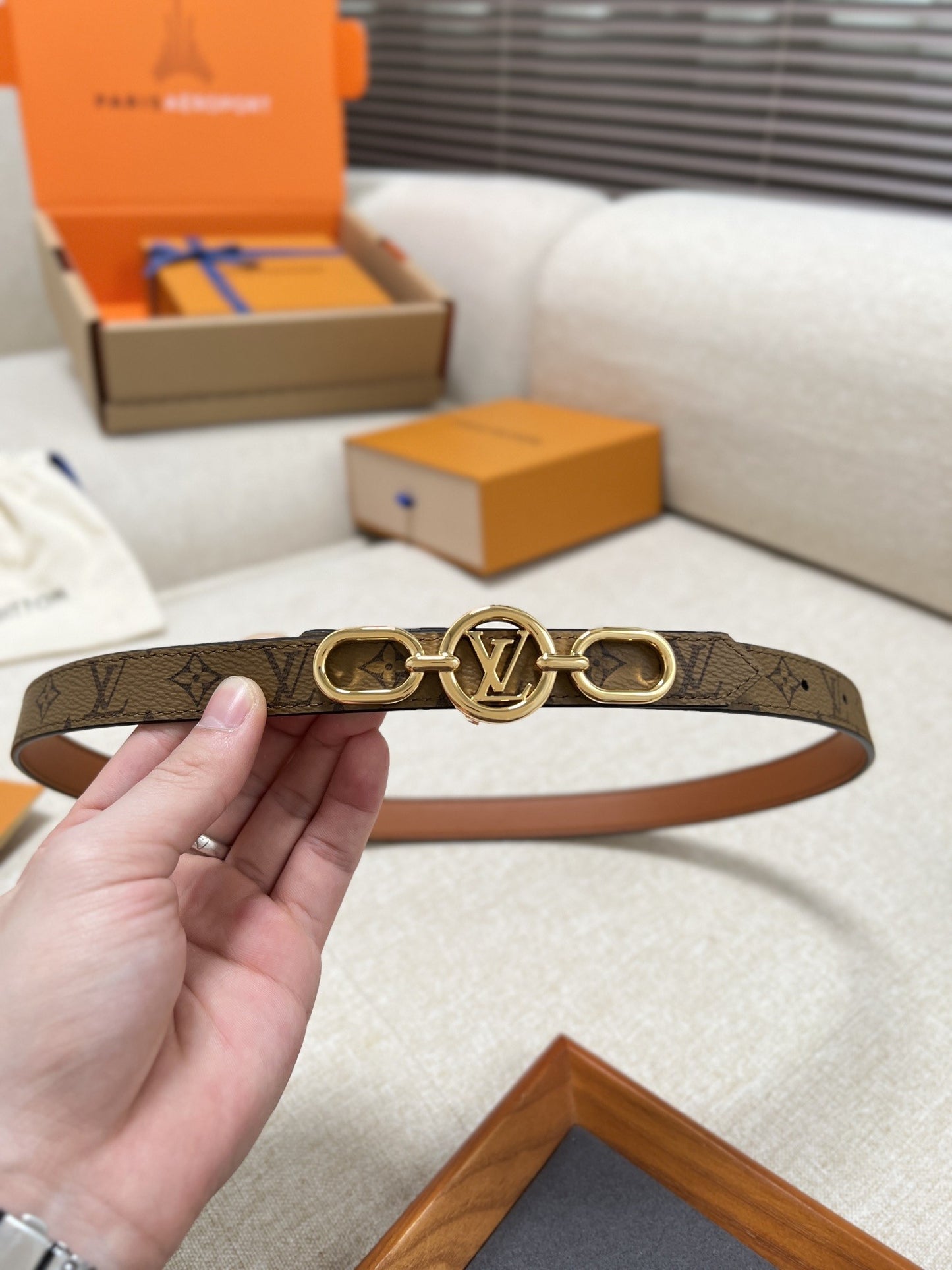 New Fashion Trend CIRCLE PRIME 20mm Women's Double sided Belt