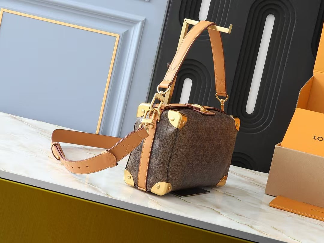 New LOUIS VUITTON South Trunk East West Men's Postman Bag - Fashion Boutique