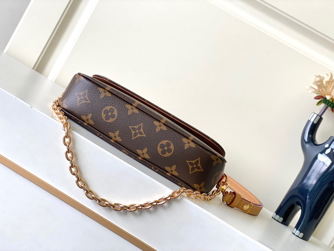 New Ivy Woc Classic Vintage Printed Chain Underarm Handheld Single Shoulder Women's Bag - Fashion Boutique