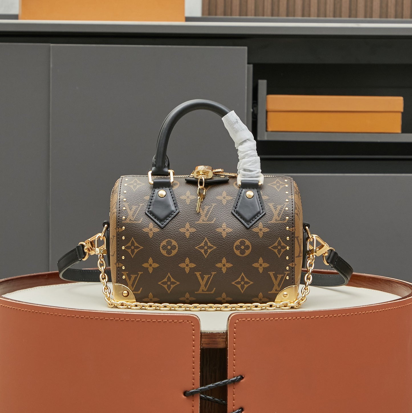 NEW luxury fashion Speedy Trunk  Women's Handbag