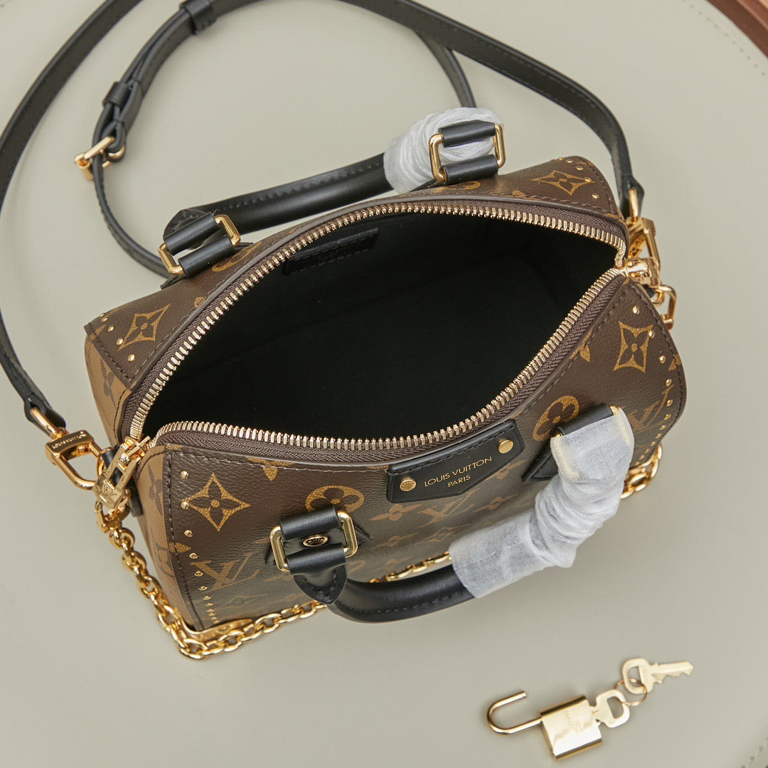 NEW luxury fashion Speedy Trunk  Women's Handbag