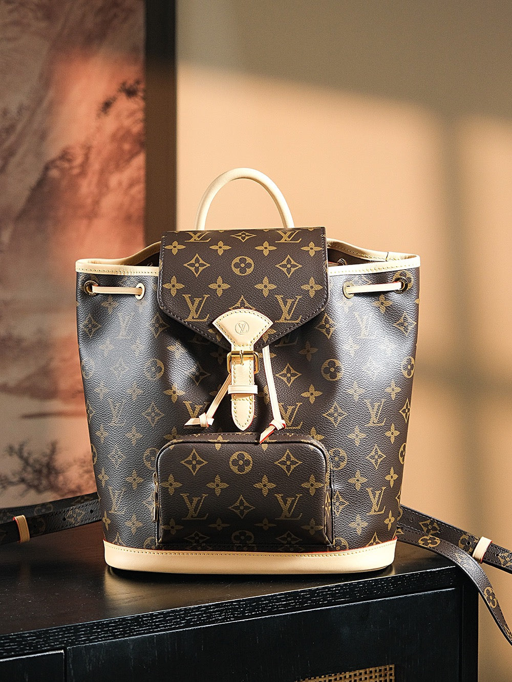 New Louis Vuitton MONTSOURIS Women's Fashion Handbag Shoulder Bag