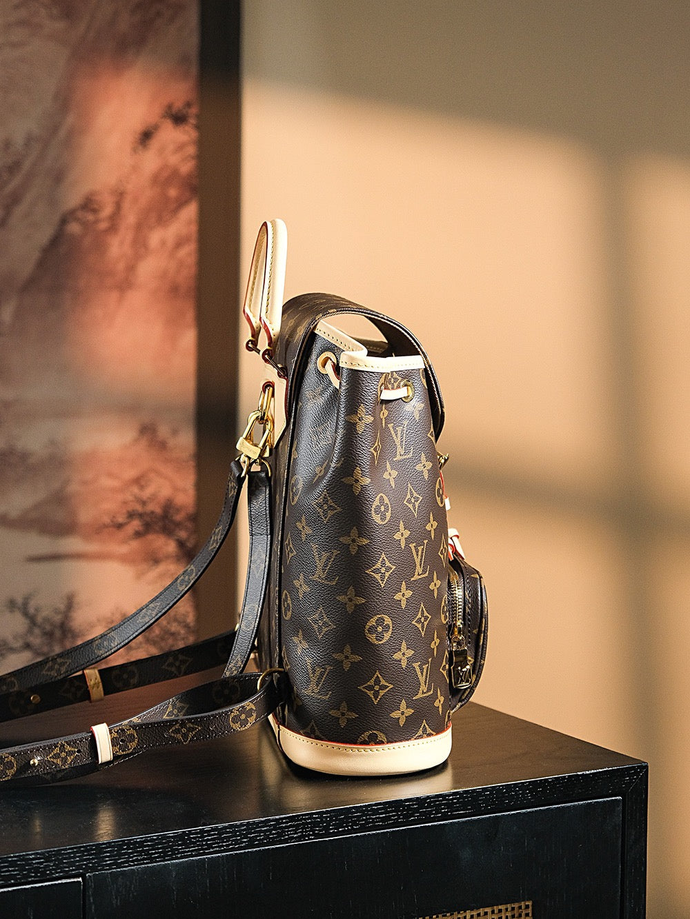 New Louis Vuitton MONTSOURIS Women's Fashion Handbag Shoulder Bag
