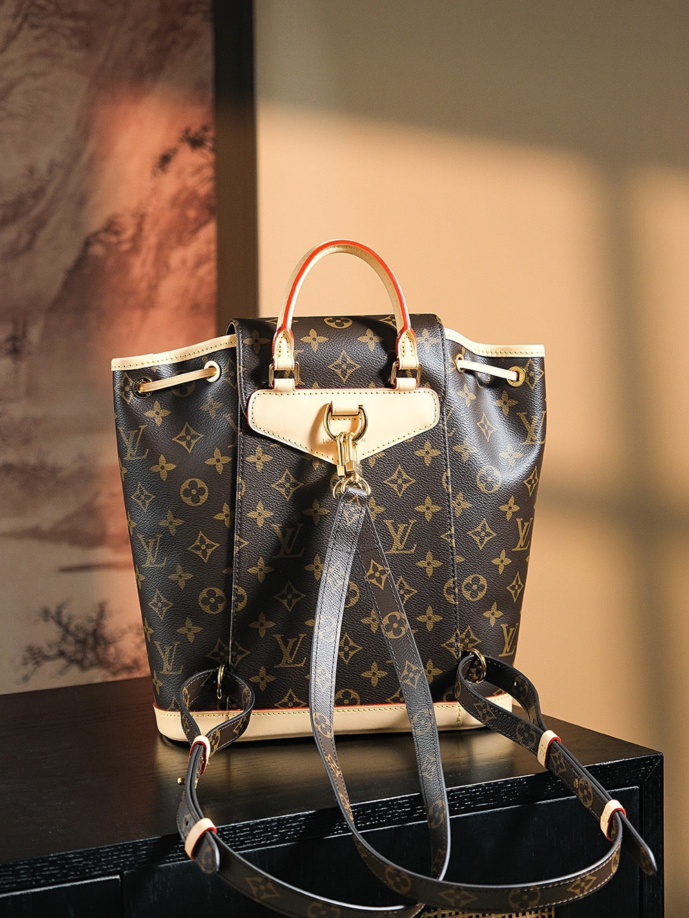 New Louis Vuitton MONTSOURIS Women's Fashion Handbag Shoulder Bag