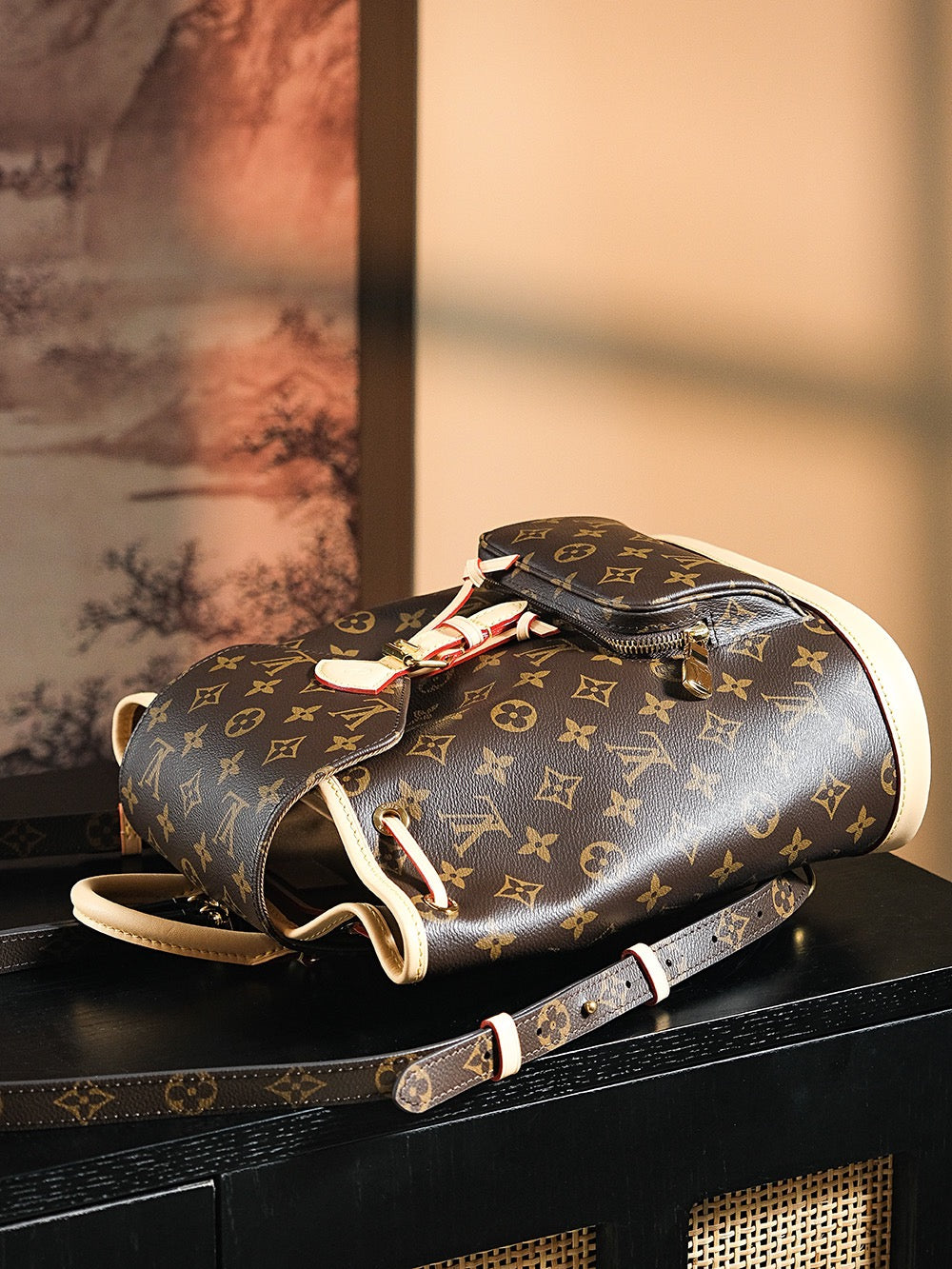 New Louis Vuitton MONTSOURIS Women's Fashion Handbag Shoulder Bag
