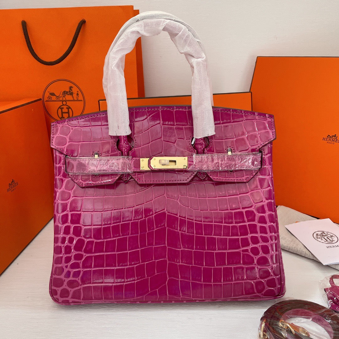 luxury fashion birkin Vert fonce women's handbag