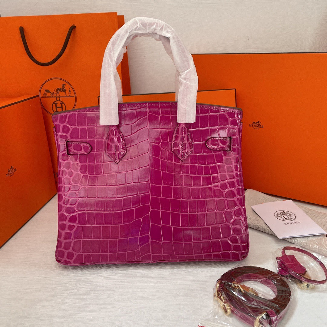 luxury fashion birkin Vert fonce women's handbag