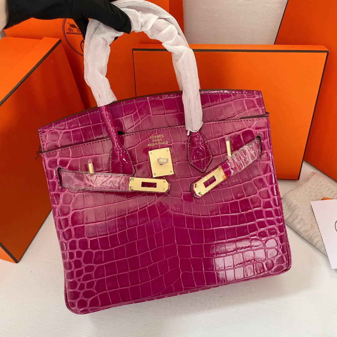 luxury fashion birkin Vert fonce women's handbag