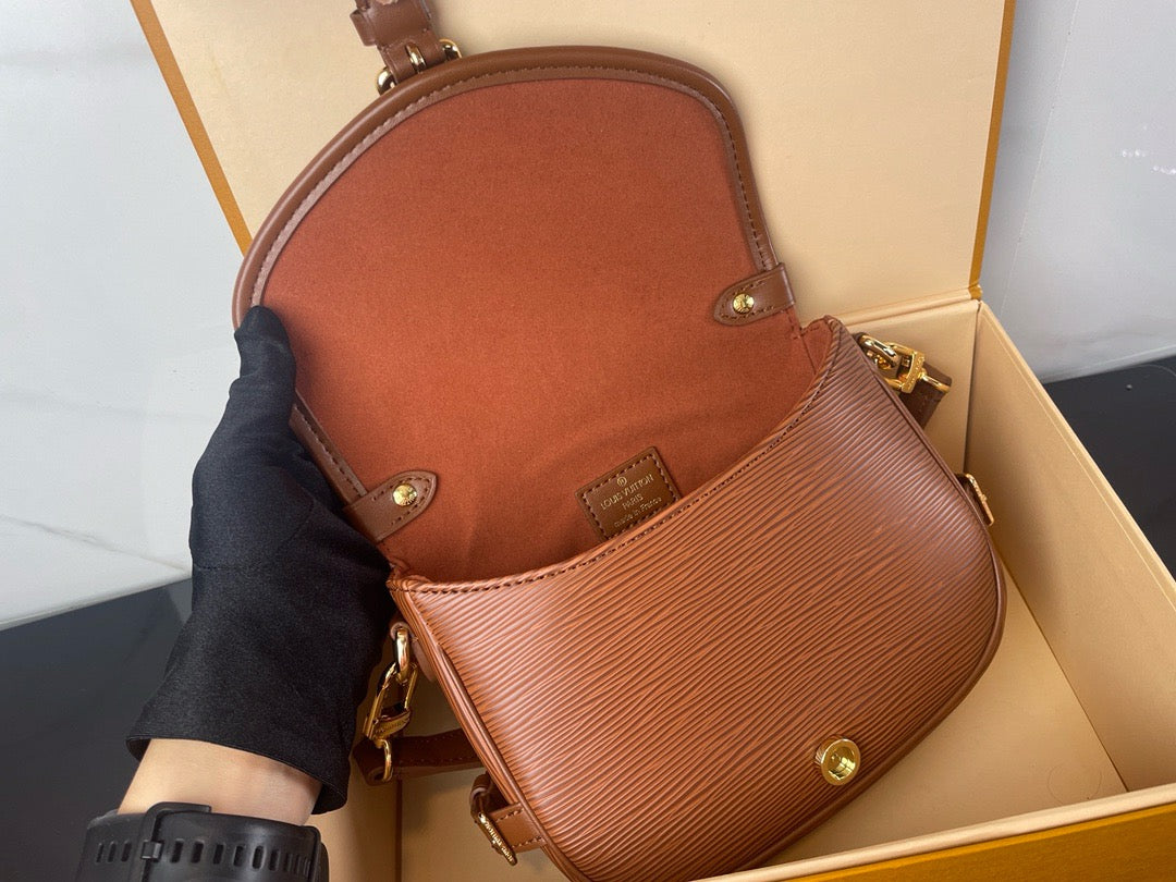 New luxury fashion SAUMUR  CIRCIE Women's Single Shoulder Handbag