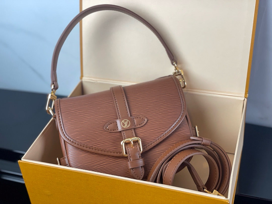 New luxury fashion SAUMUR  CIRCIE Women's Single Shoulder Handbag