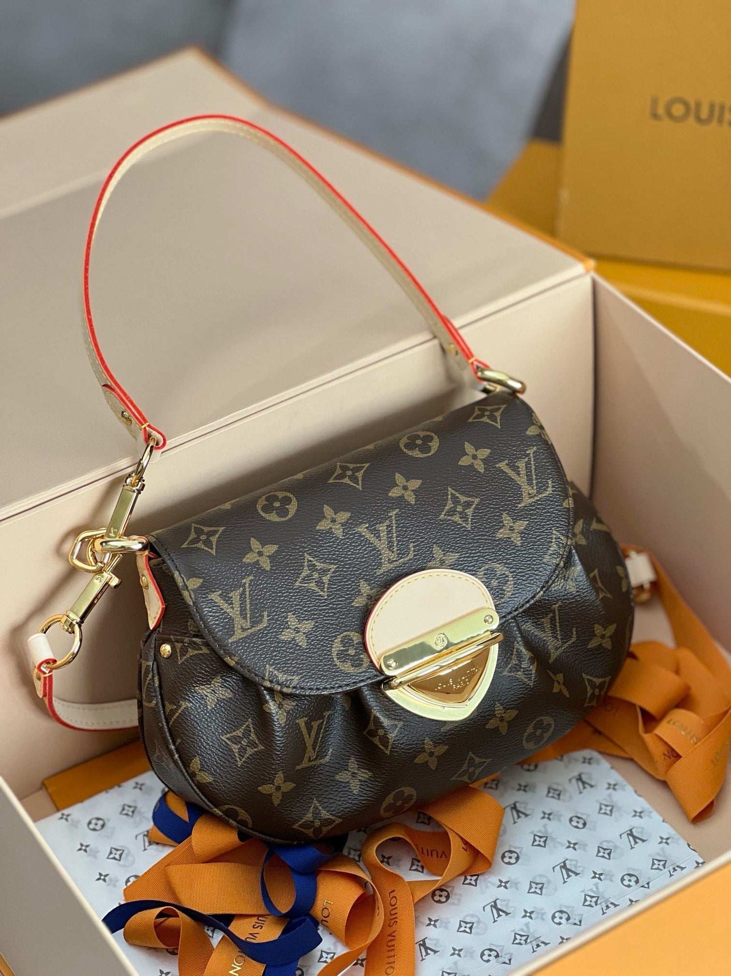 New luxury fashion MONOGRAM DENING Women's Single Shoulder Cross Shoulder Handbag