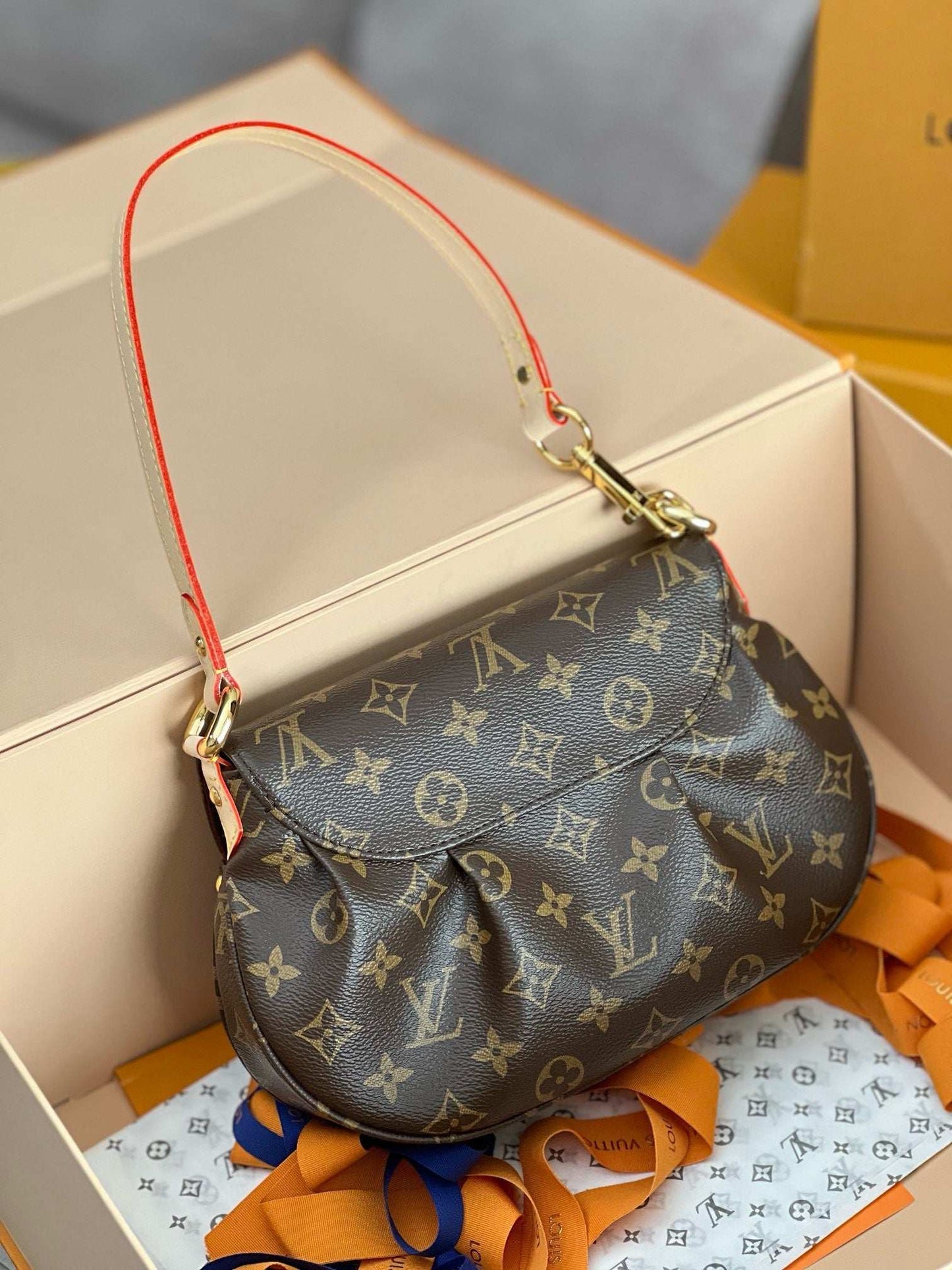 New luxury fashion MONOGRAM DENING Women's Single Shoulder Cross Shoulder Handbag