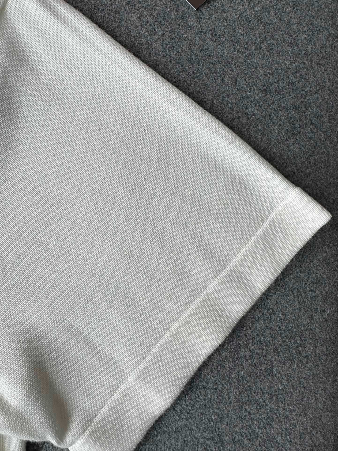 New  Fashion Trend embroidery Logo Short Sleeves