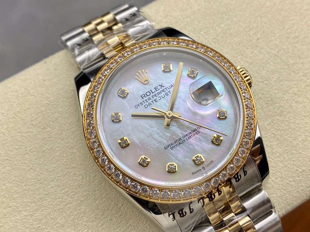 New Fashion 31mm Luxury Diamond Women's Watch Automatic Mechanical Stainless Steel Gemstone Water Watch