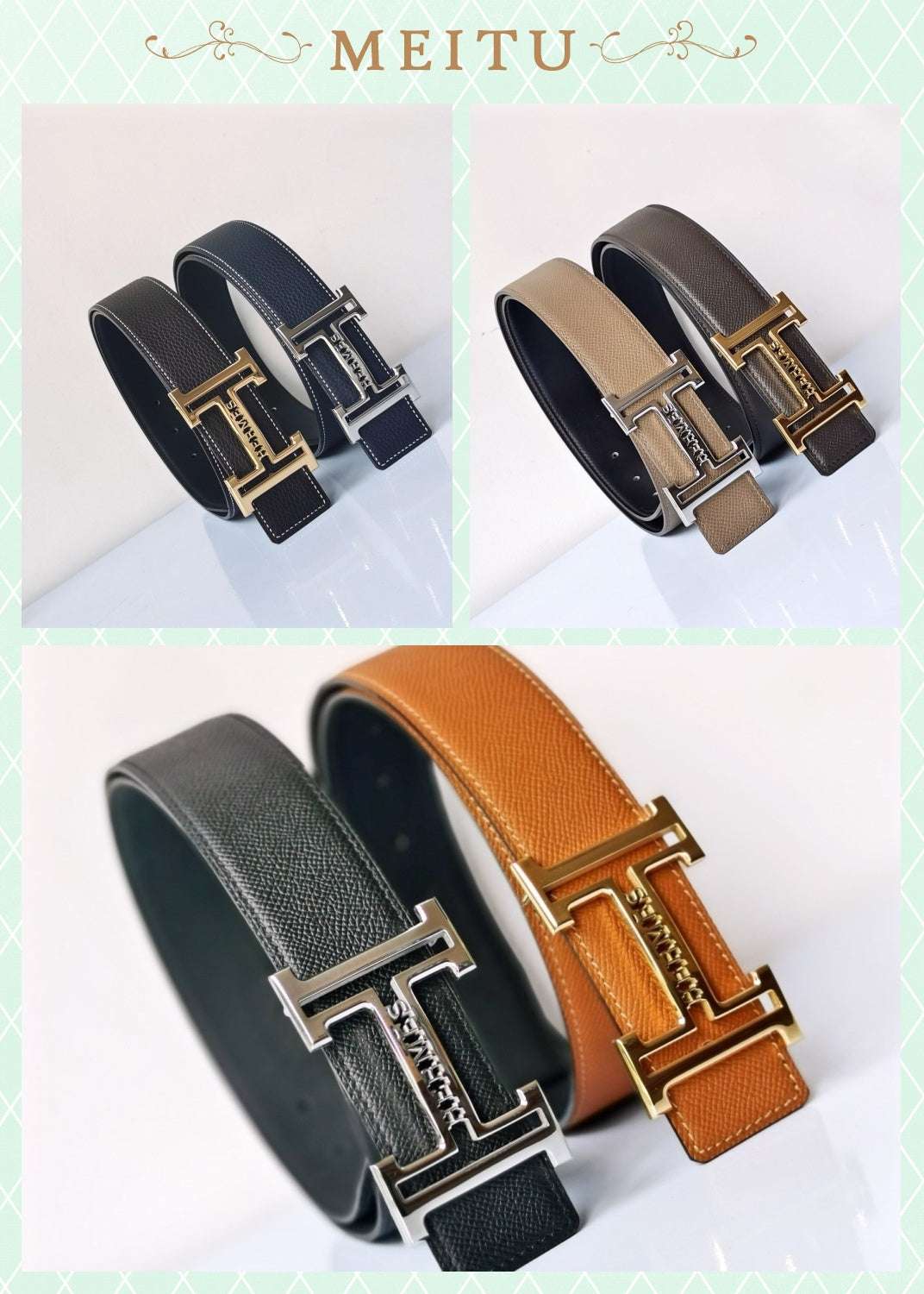 H new Noue Belt-Too-38MM