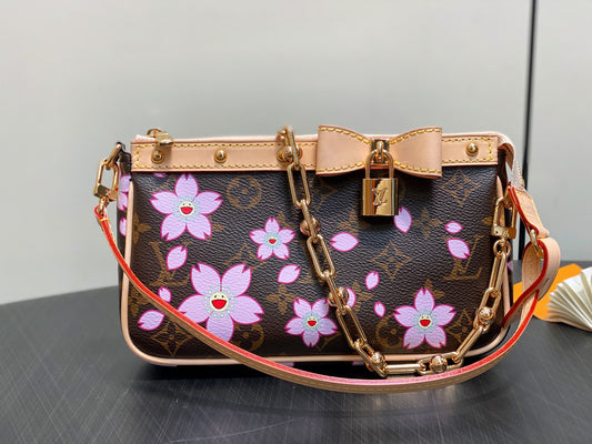 New luxury  fashion XTM Pochette Accessoires women's handbag
