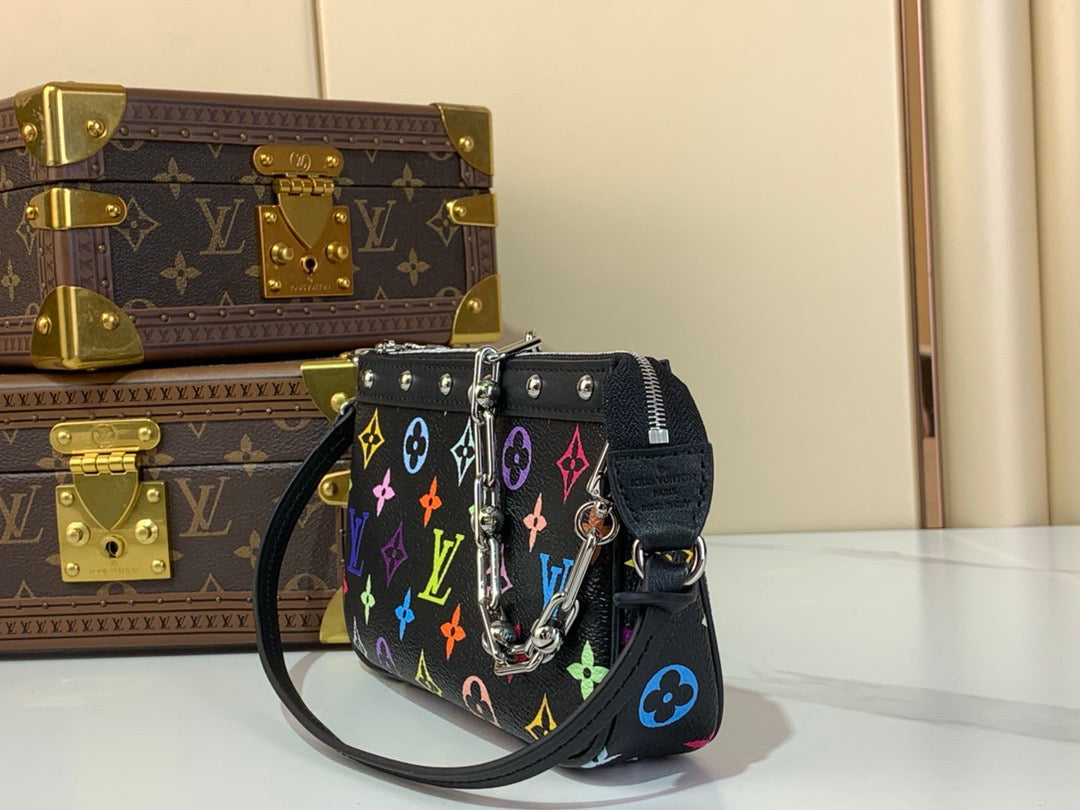New luxury  fashion XTM Pochette Accessoires women's handbag