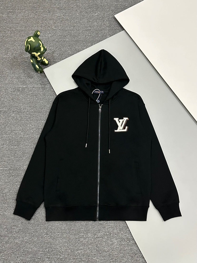 New luxury fashion trend embroidered logo hoodie