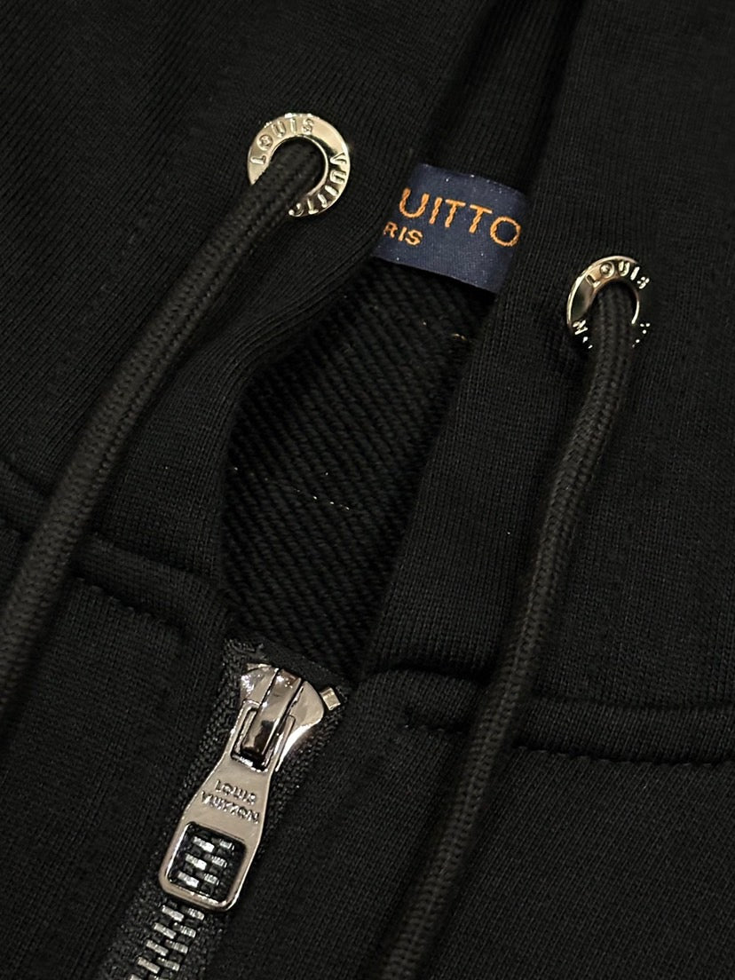 New luxury fashion trend embroidered logo hoodie
