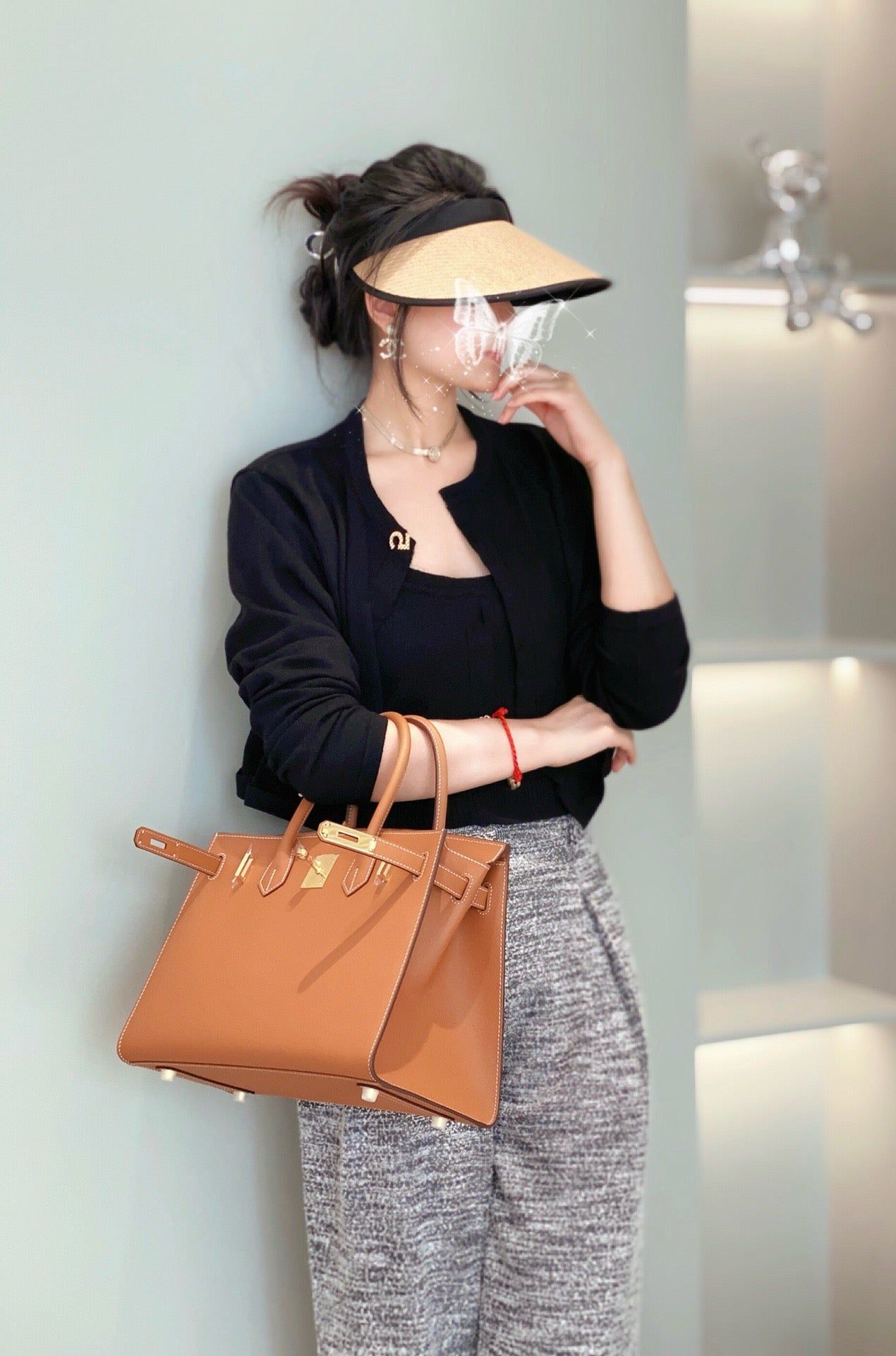 New luxury fashion birkin Epsom women's single shoulder handbag