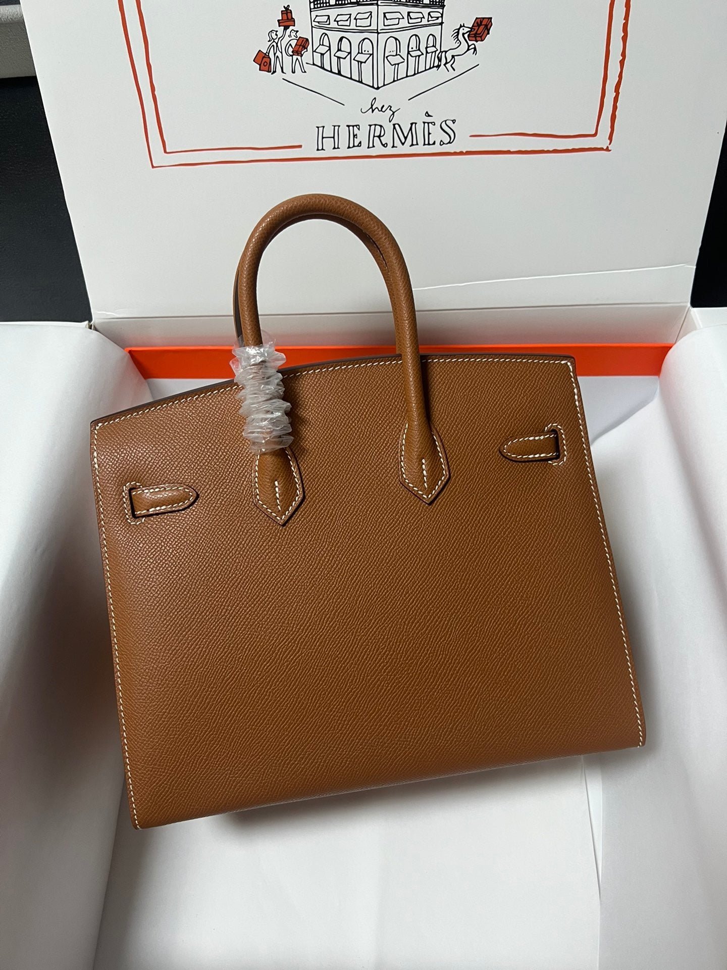 New luxury fashion birkin Epsom women's single shoulder handbag