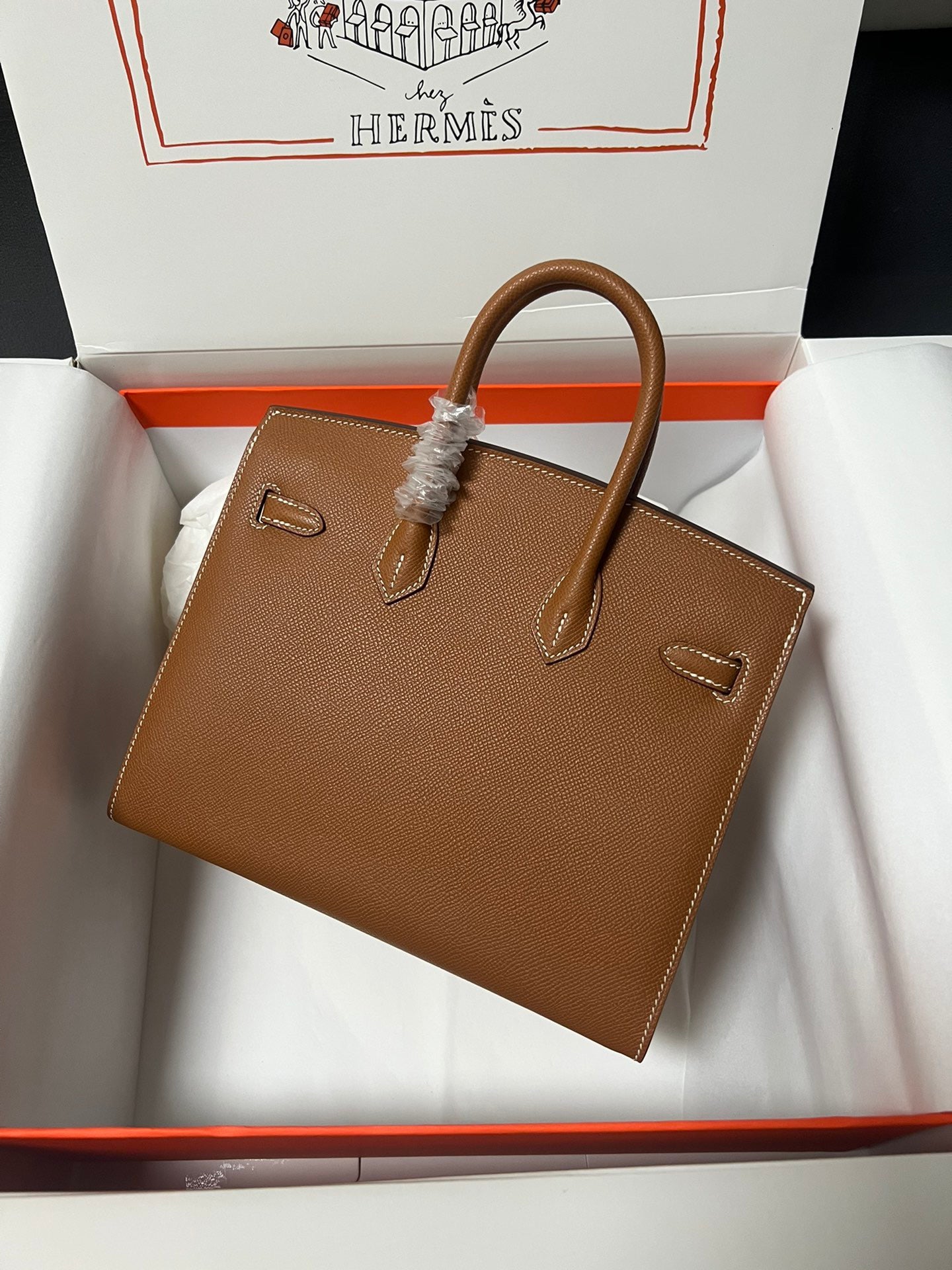 New luxury fashion birkin Epsom women's single shoulder handbag