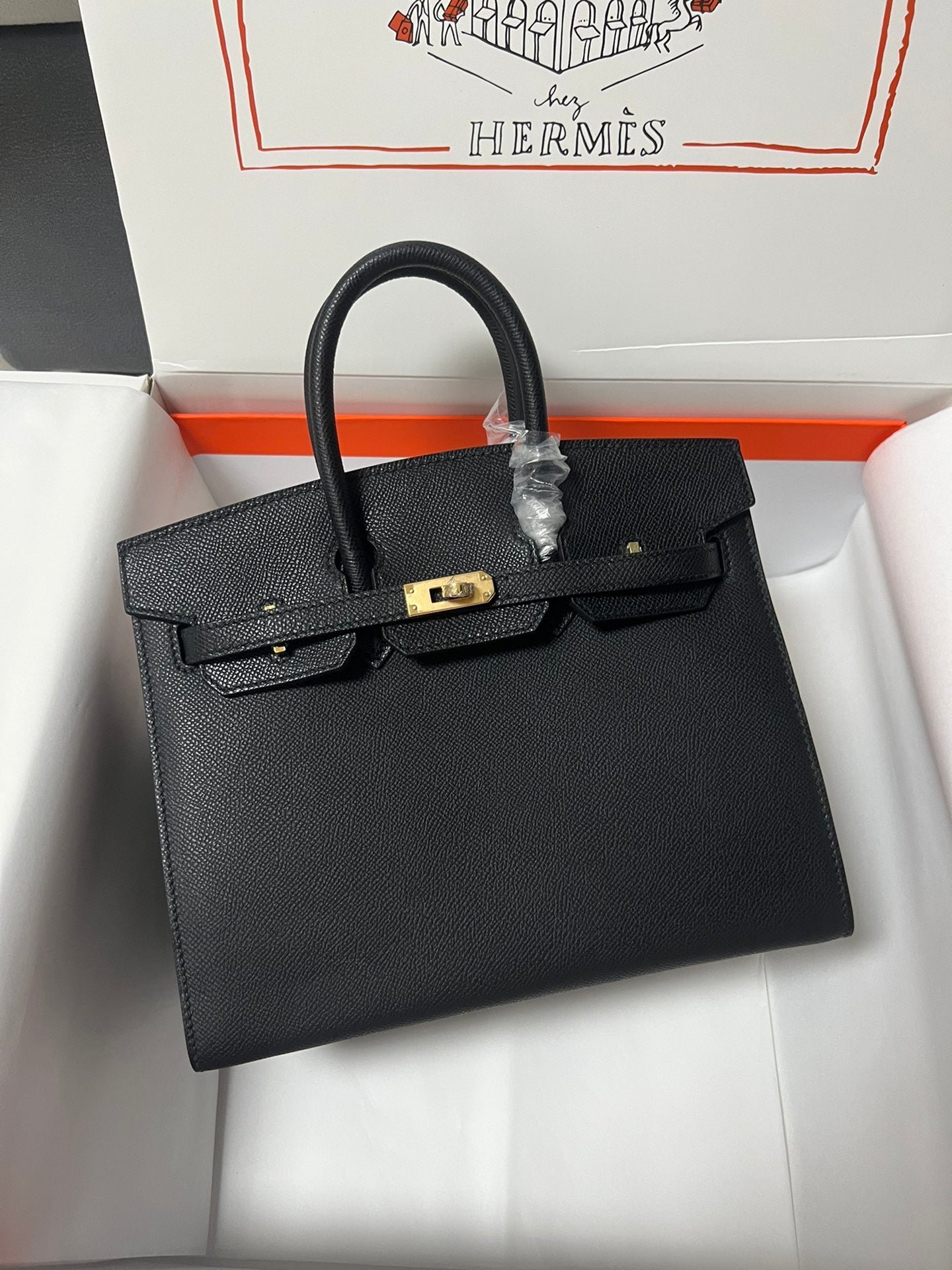 New luxury fashion birkin Epsom women's single shoulder handbag