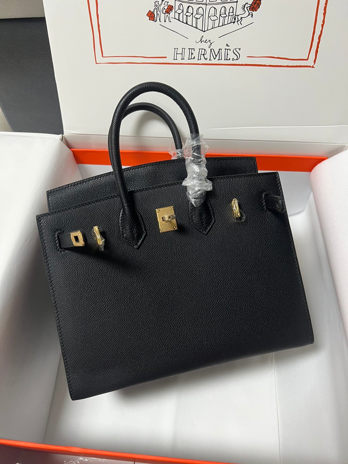 New luxury fashion birkin Epsom women's single shoulder handbag