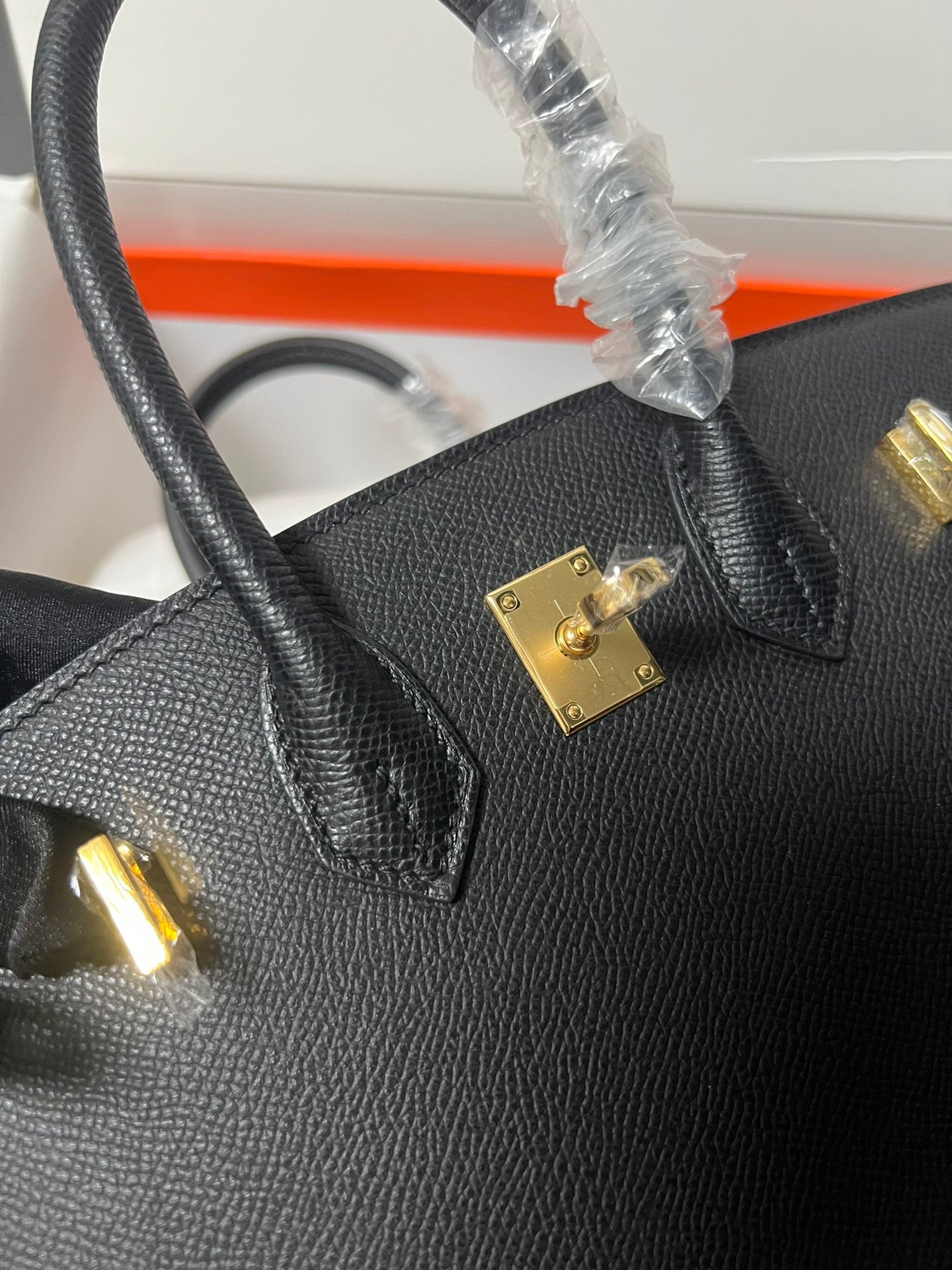 New luxury fashion birkin Epsom women's single shoulder handbag