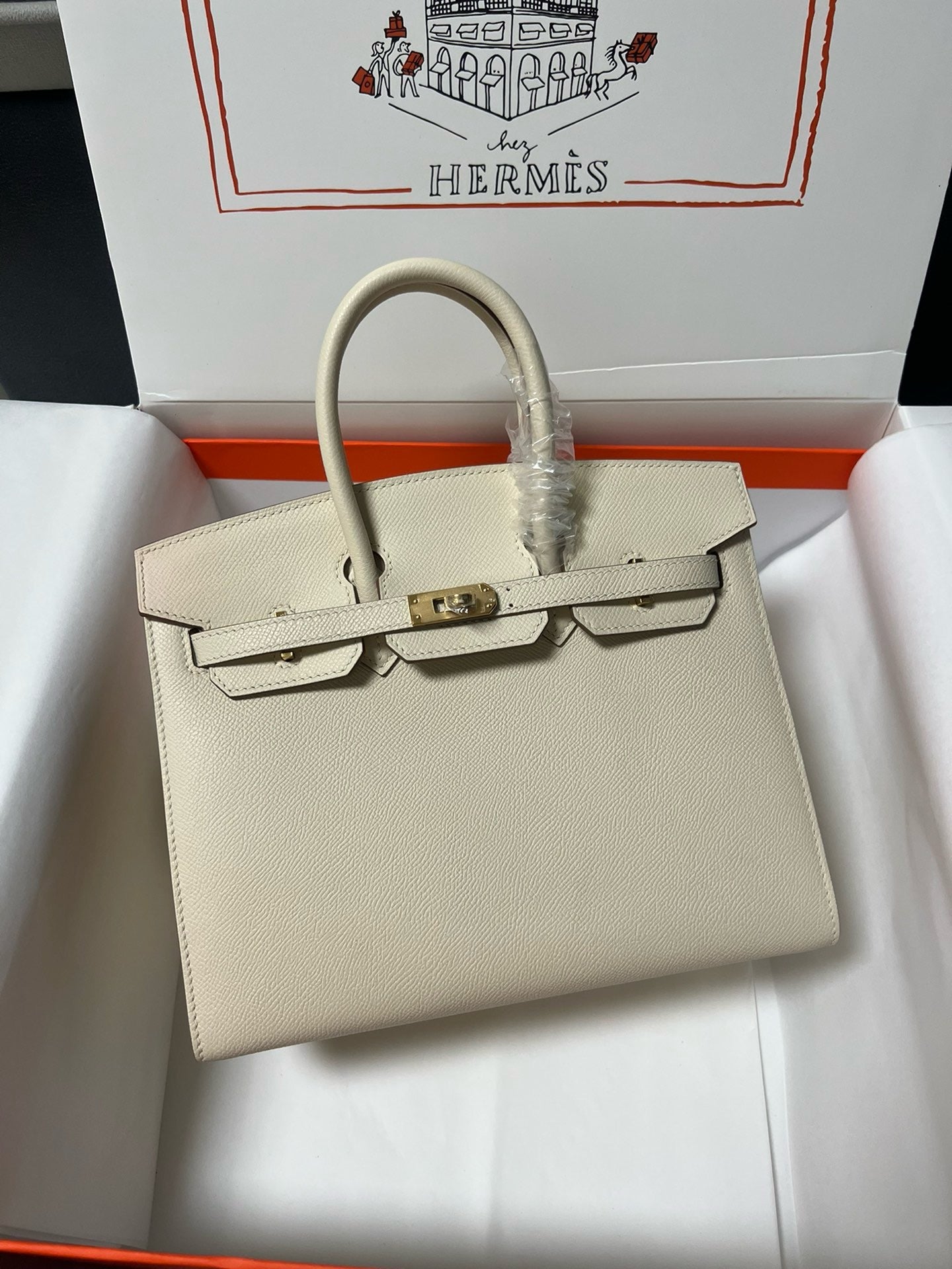 New luxury fashion birkin Epsom women's single shoulder handbag