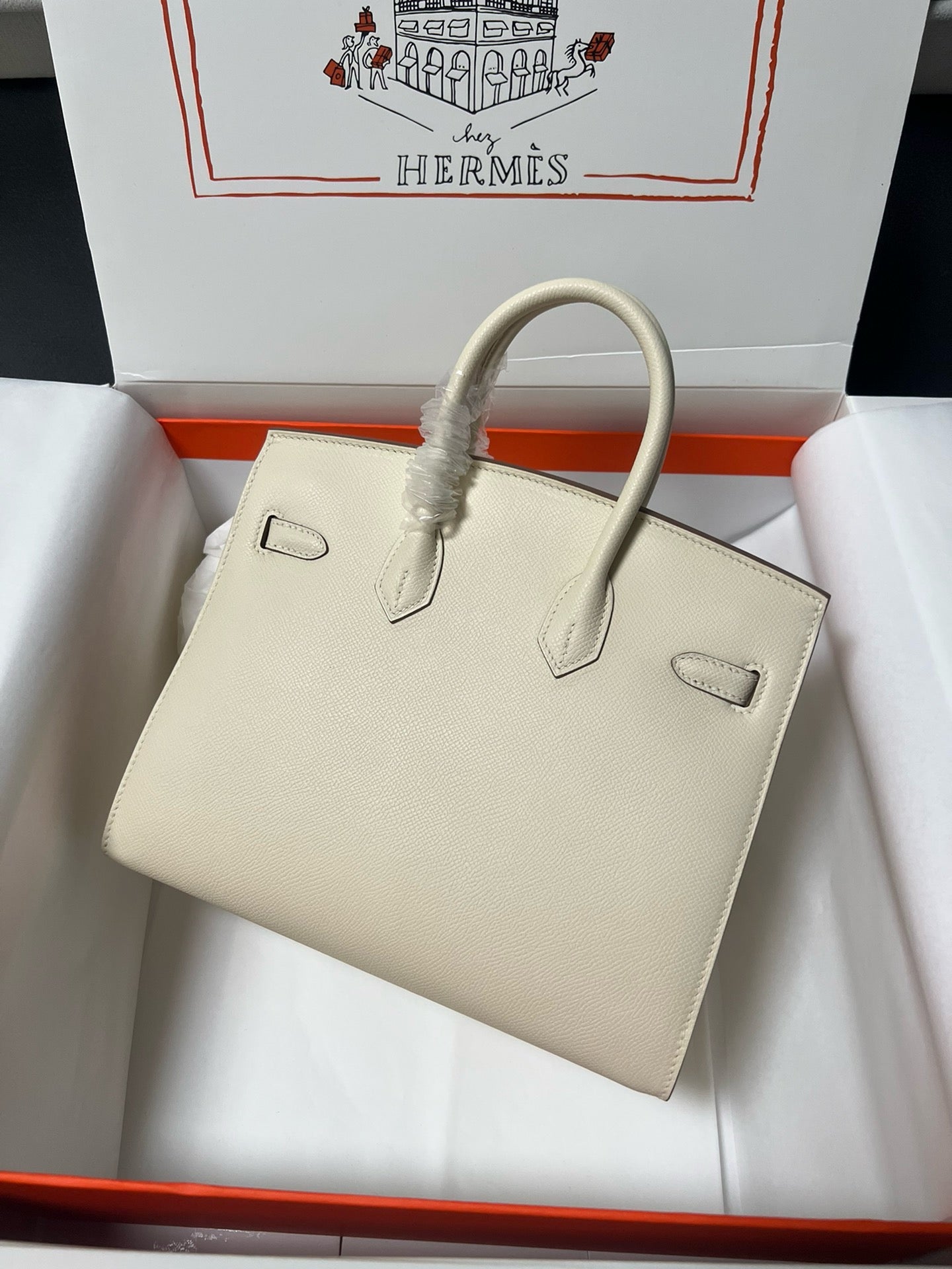 New luxury fashion birkin Epsom women's single shoulder handbag