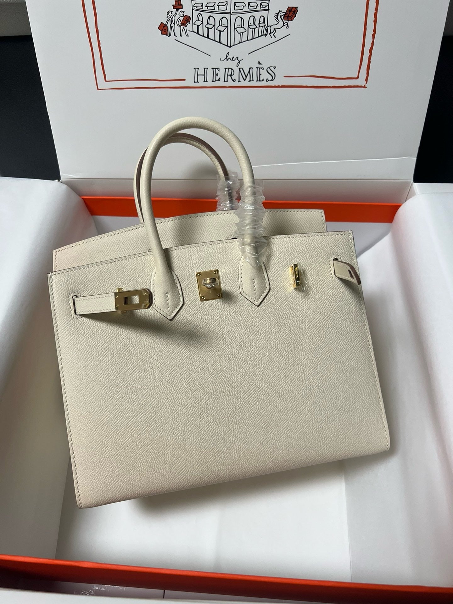 New luxury fashion birkin Epsom women's single shoulder handbag