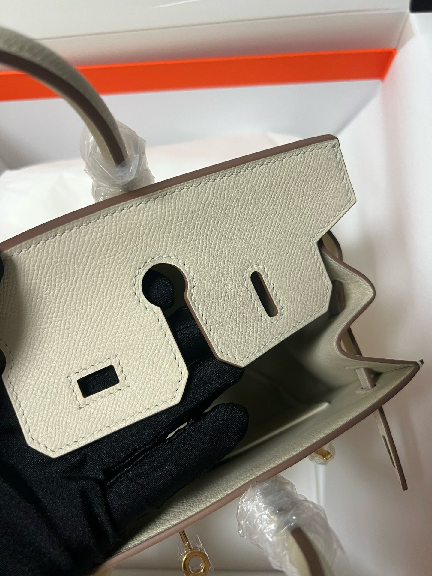 New luxury fashion birkin Epsom women's single shoulder handbag