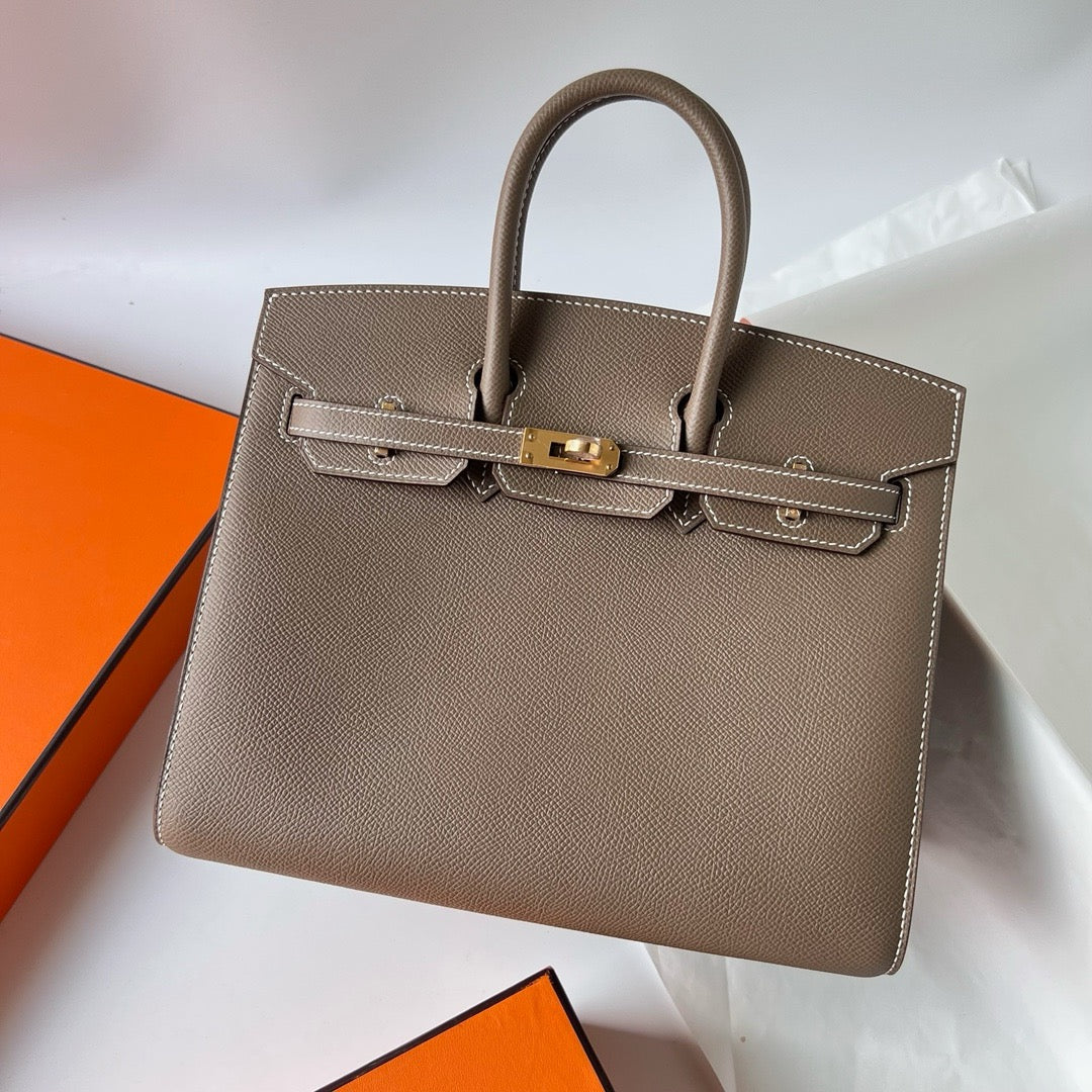 New luxury fashion birkin Epsom women's single shoulder handbag