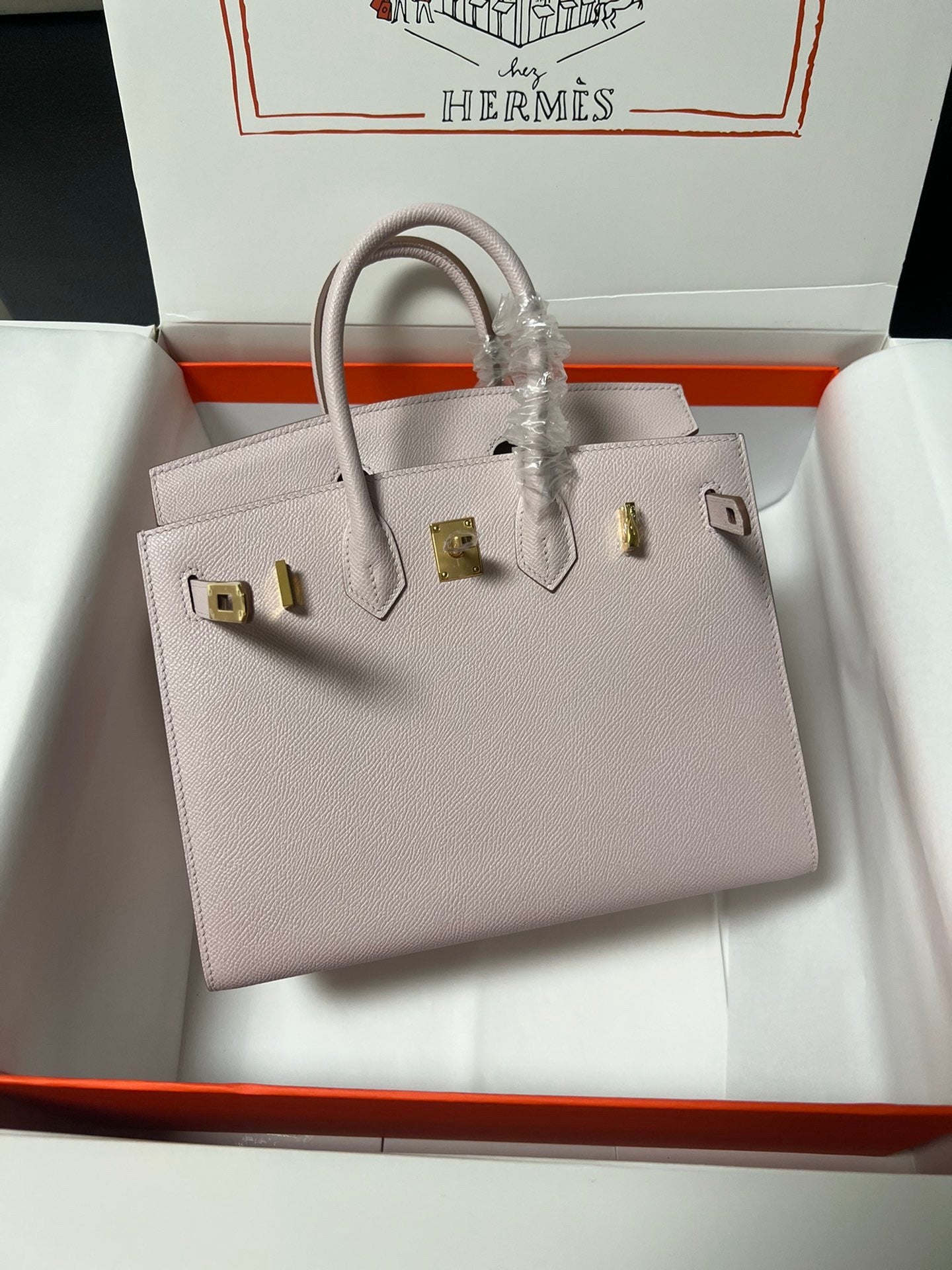 New luxury fashion birkin Epsom women's single shoulder handbag