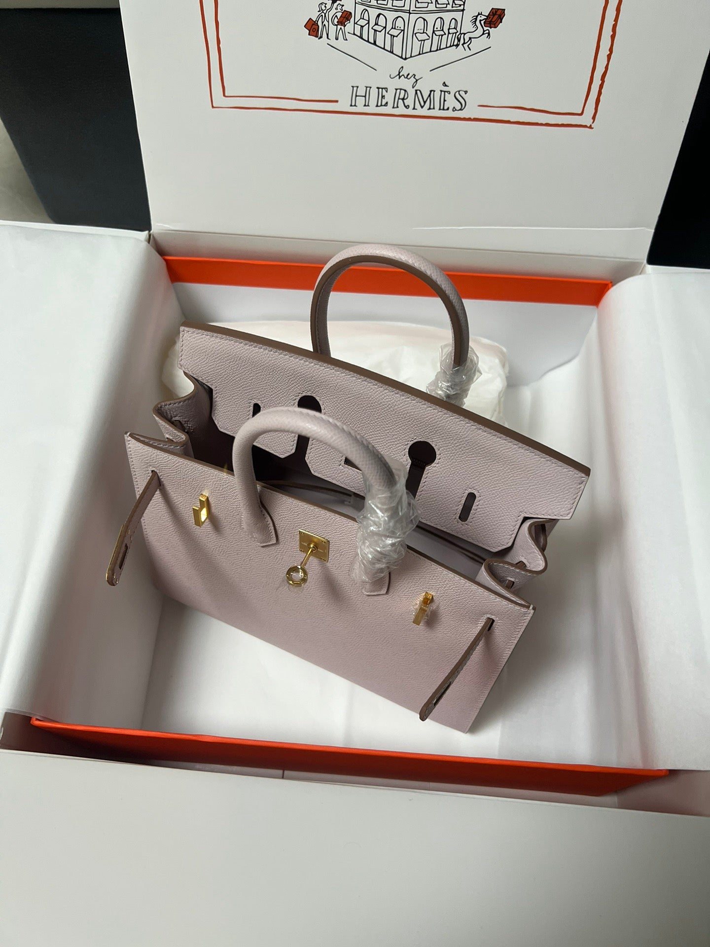 New luxury fashion birkin Epsom women's single shoulder handbag