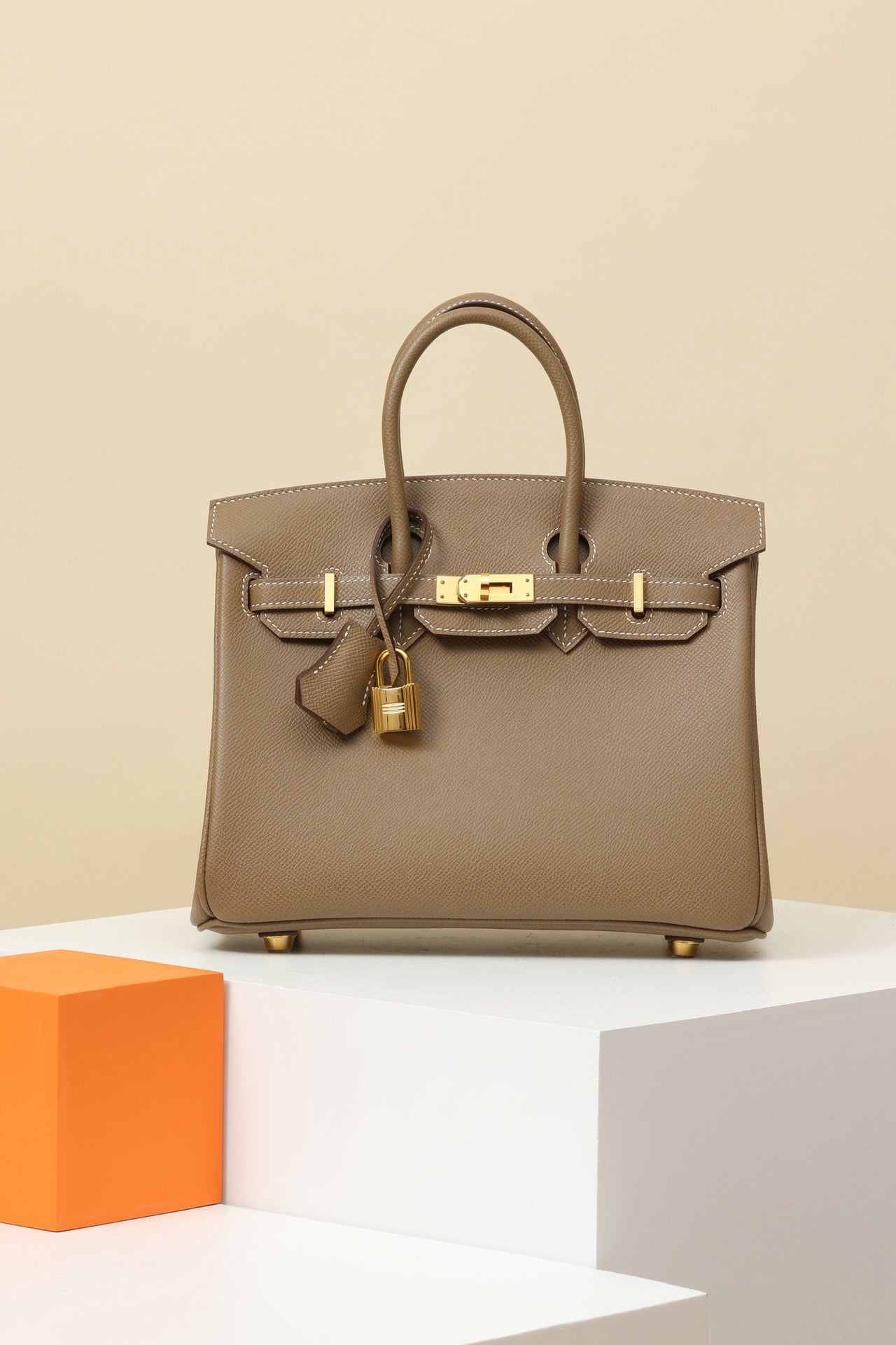 New luxury fashion birkin Epsom women's single shoulder handbag
