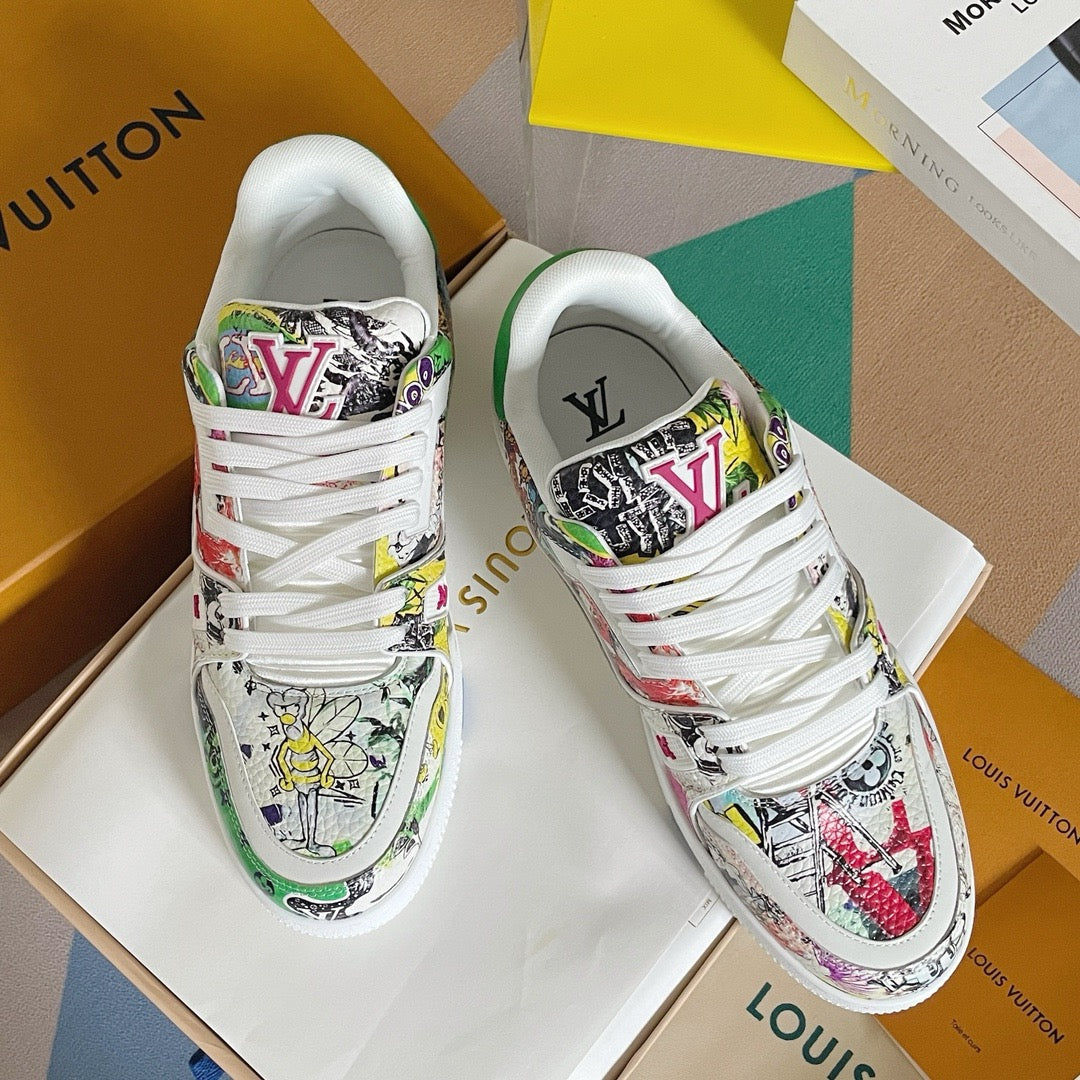 New luxury fashion Monogram TRAINER Sneakers