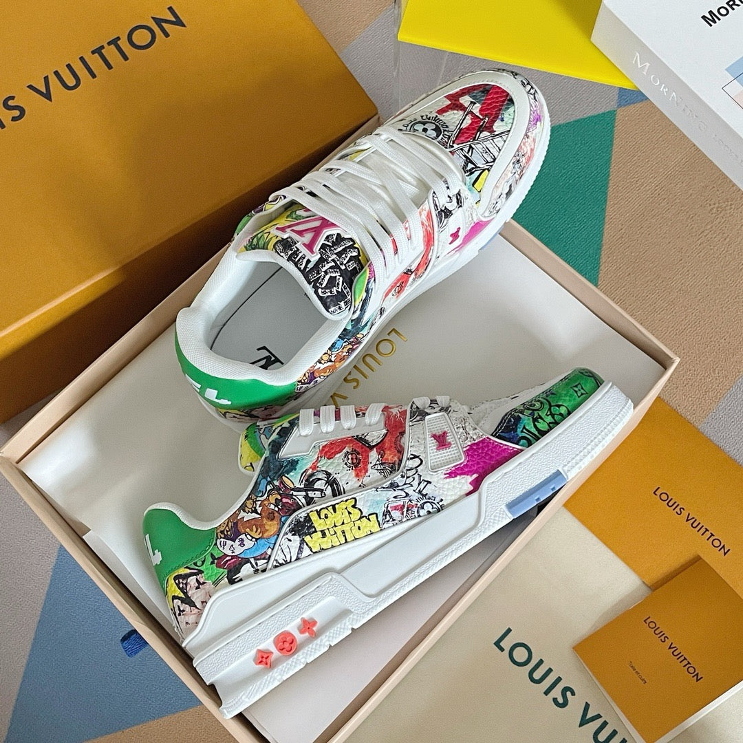 New luxury fashion Monogram TRAINER Sneakers