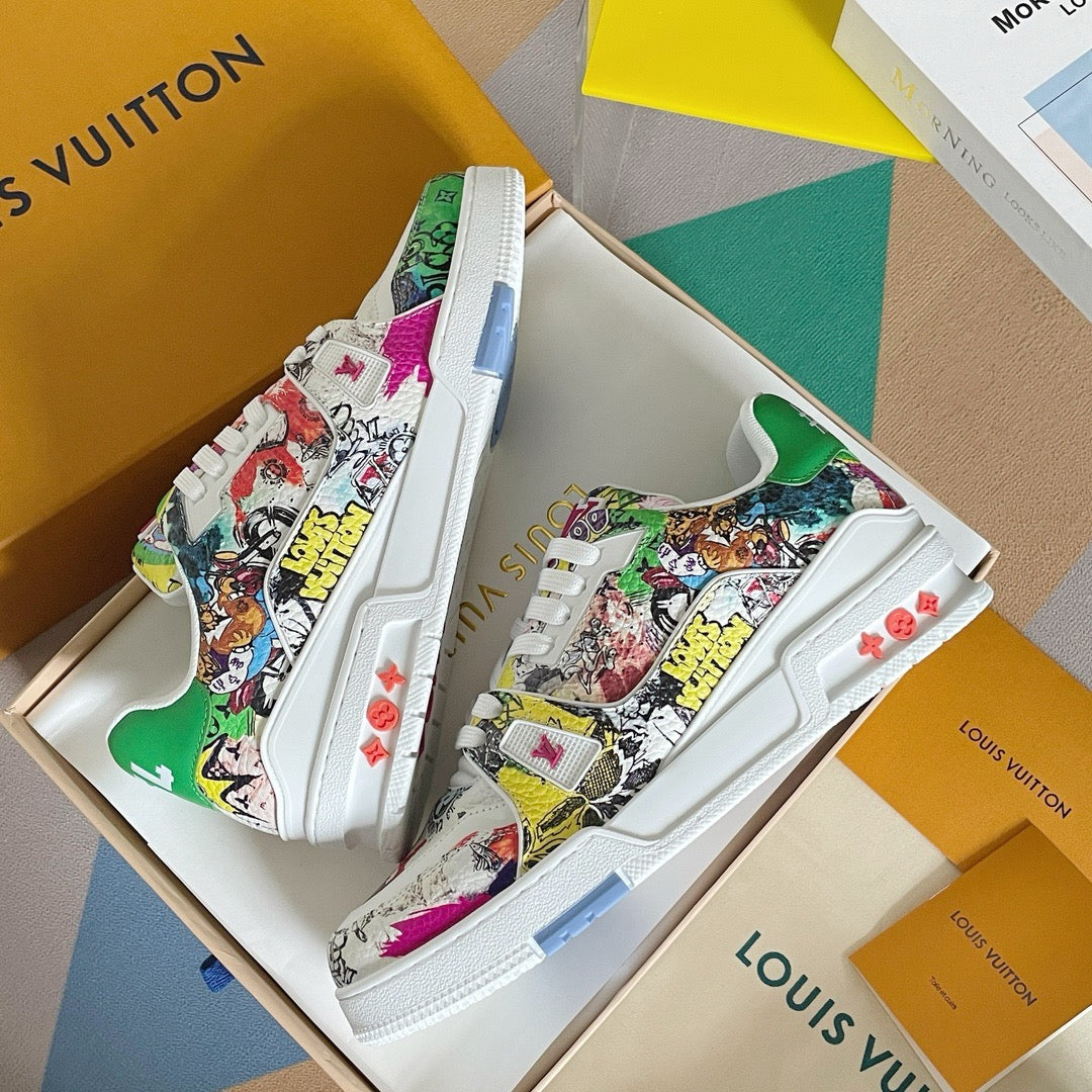 New luxury fashion Monogram TRAINER Sneakers