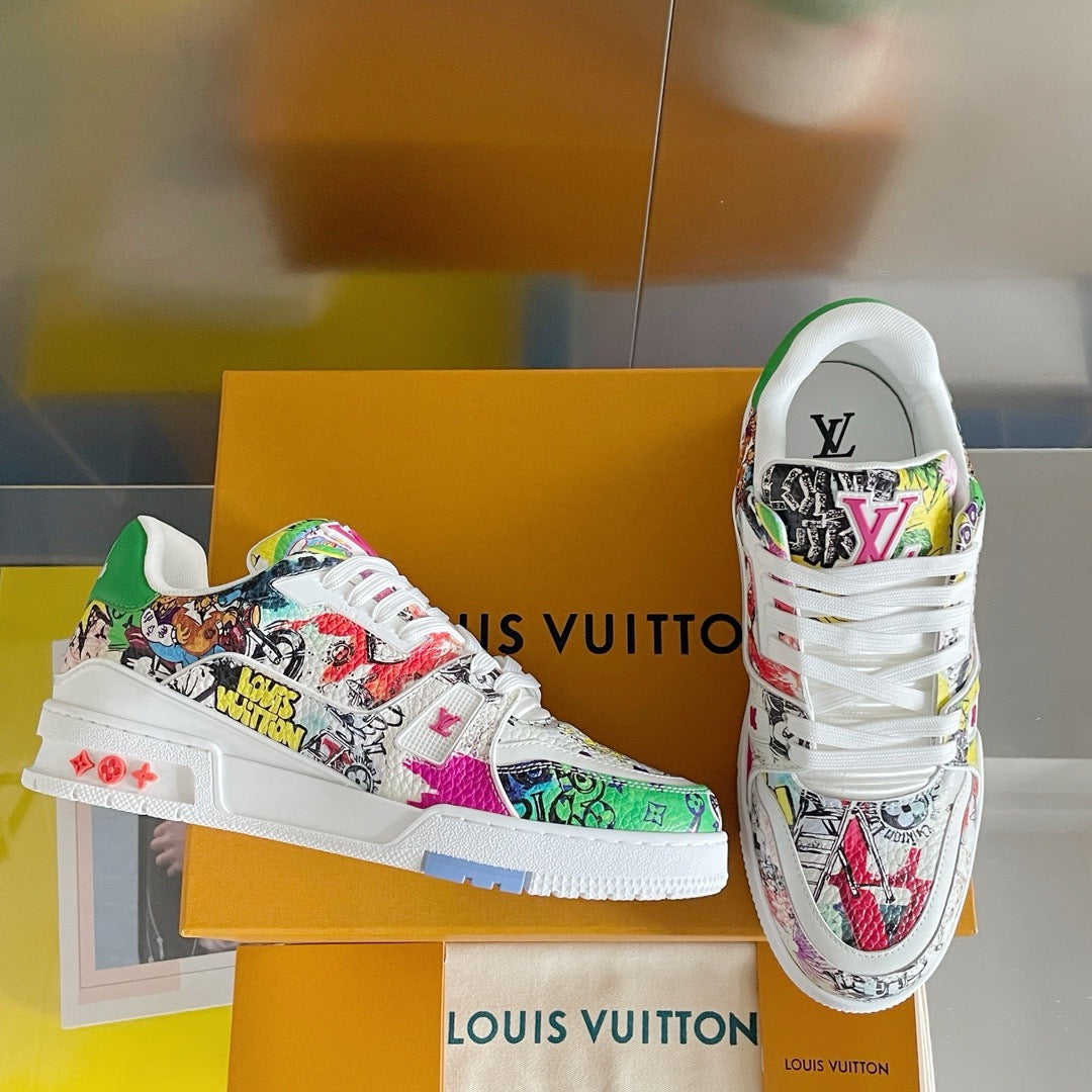 New luxury fashion Monogram TRAINER Sneakers