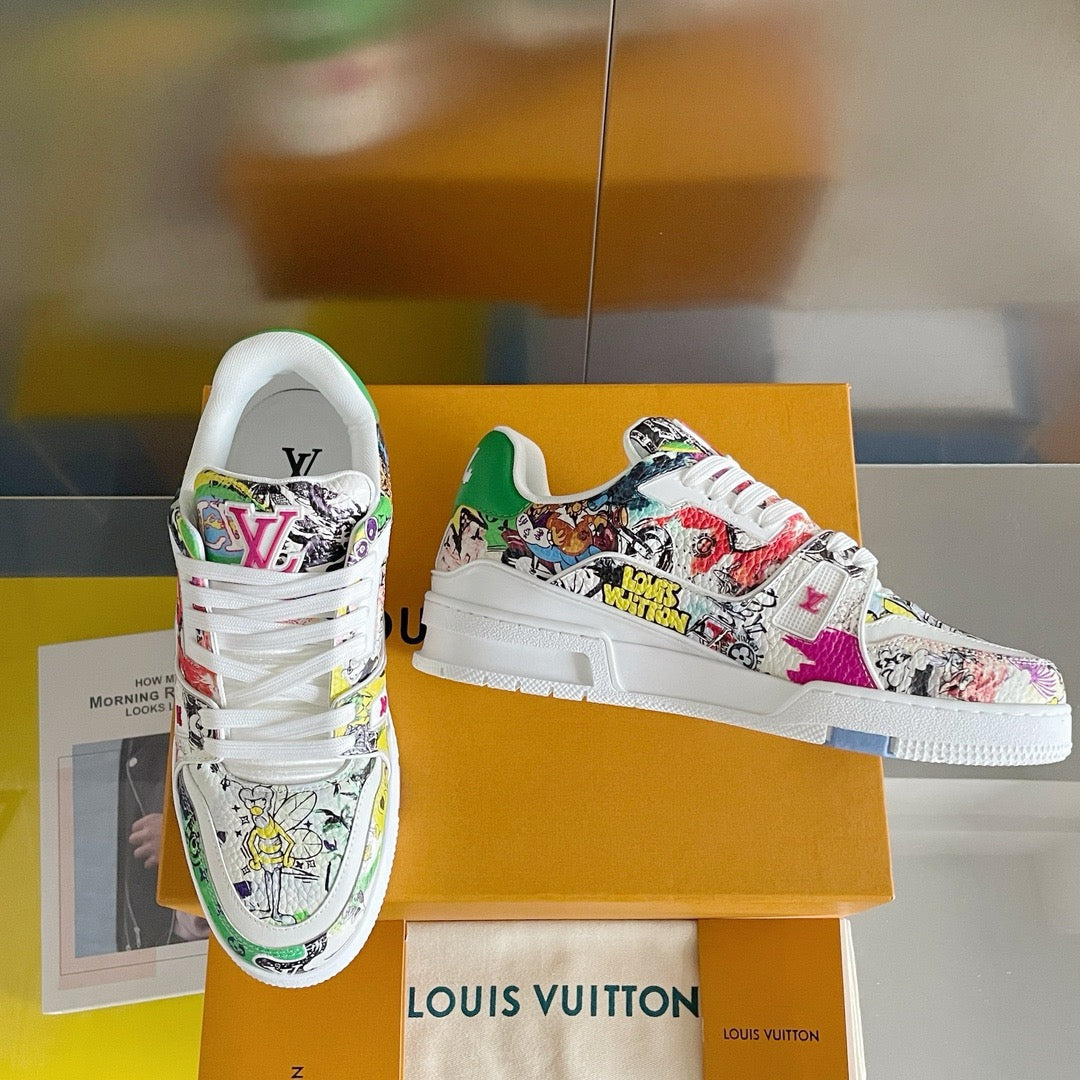 New luxury fashion Monogram TRAINER Sneakers