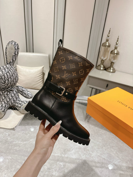 New luxury fashion territory Monogram Martin boots
